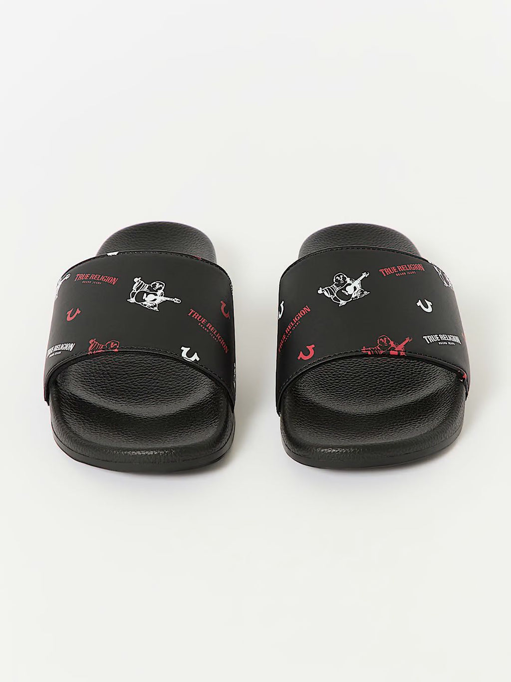 True Religion -  Monogram Print Slides