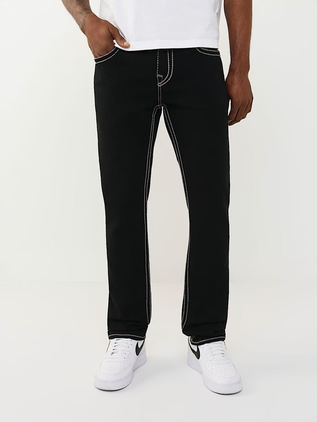 TRUE RELIGION - ROCCO ROPE STITCH SKINNY JEAN 32"