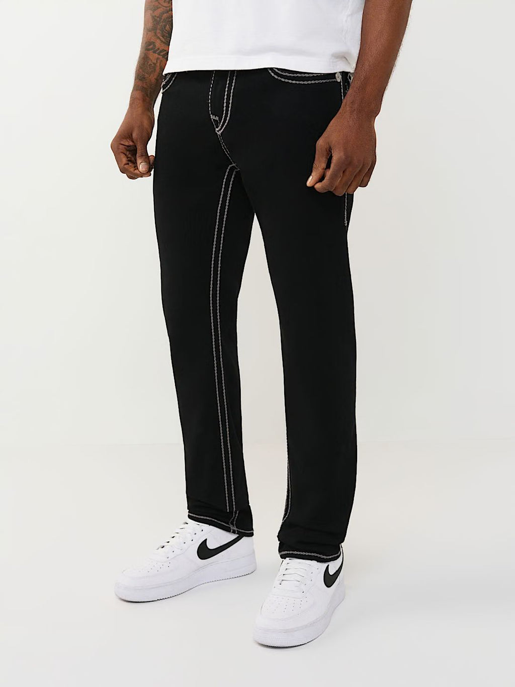 TRUE RELIGION - ROCCO ROPE STITCH SKINNY JEAN 32"