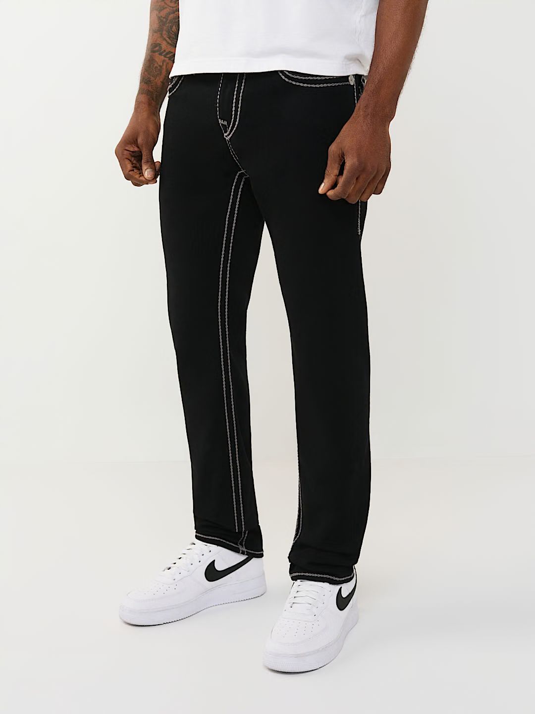 TRUE RELIGION - ROCCO ROPE STITCH SKINNY JEAN 32"