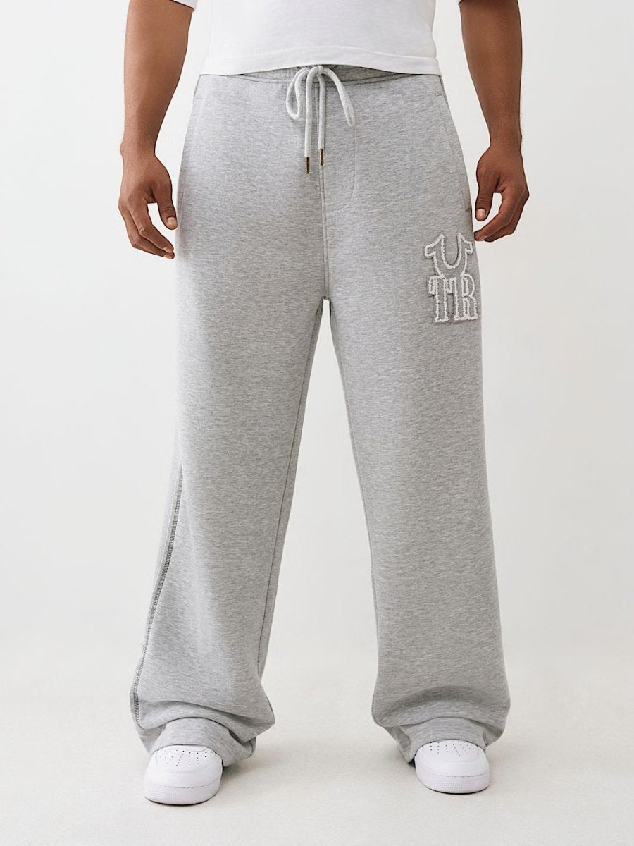 TRUE RELIGION - RIBBED LOGO BAGGY SWEATPANT - Brandatak Store