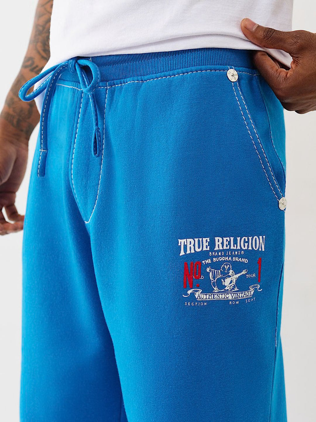 TRUE RELIGION - BIG T LOGO SWEATPANT