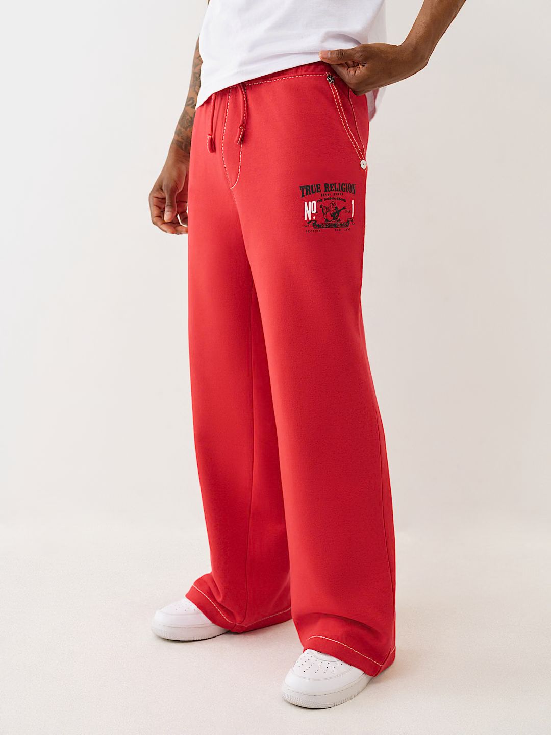 TRUE RELIGION - BIG T LOGO SWEATPANT