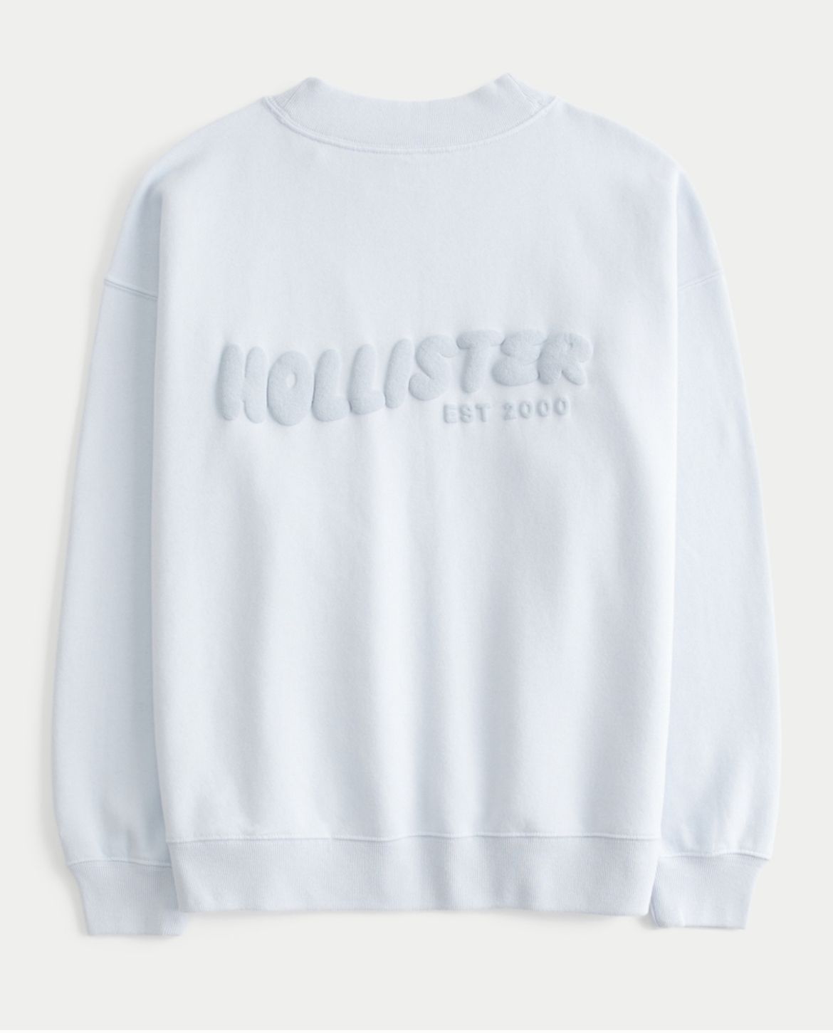Hollister - Hollister Feel Good Graphic Mock-Neck Sweatshirt
