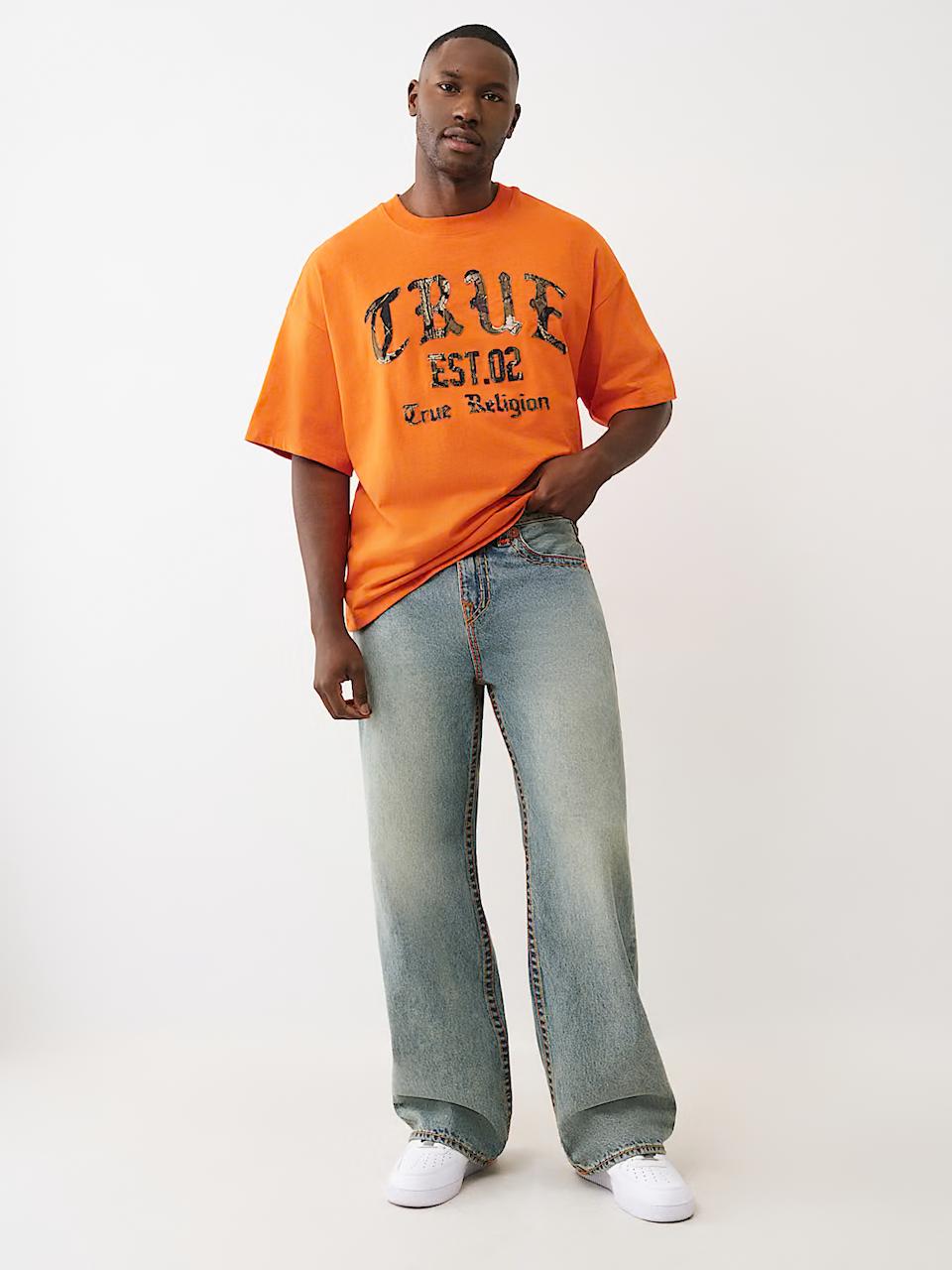 TRUE RELIGION - VINNY SUPER T ULTRA BAGGY JEAN 34”