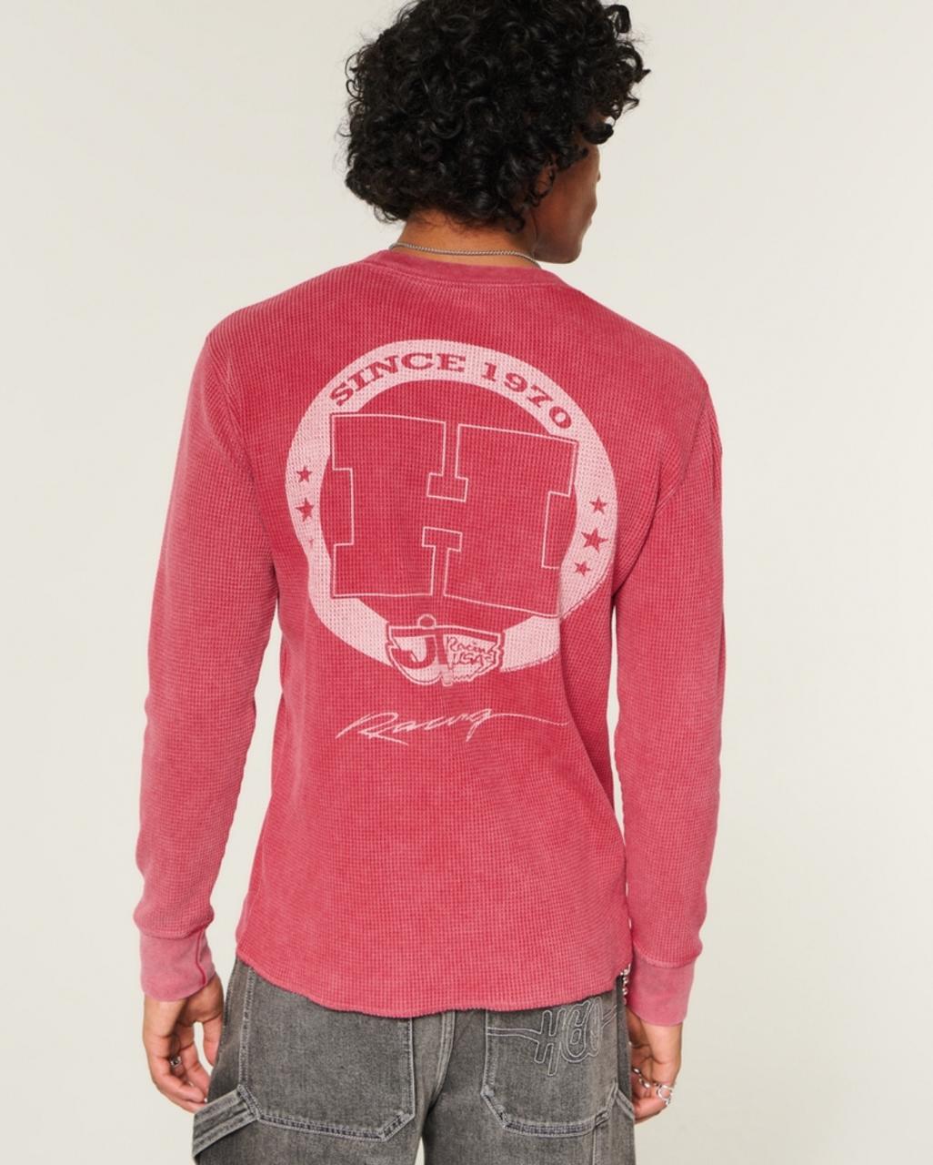 Hollister - Thermal Long-Sleeve Honda JT Racing USA Graphic Tee