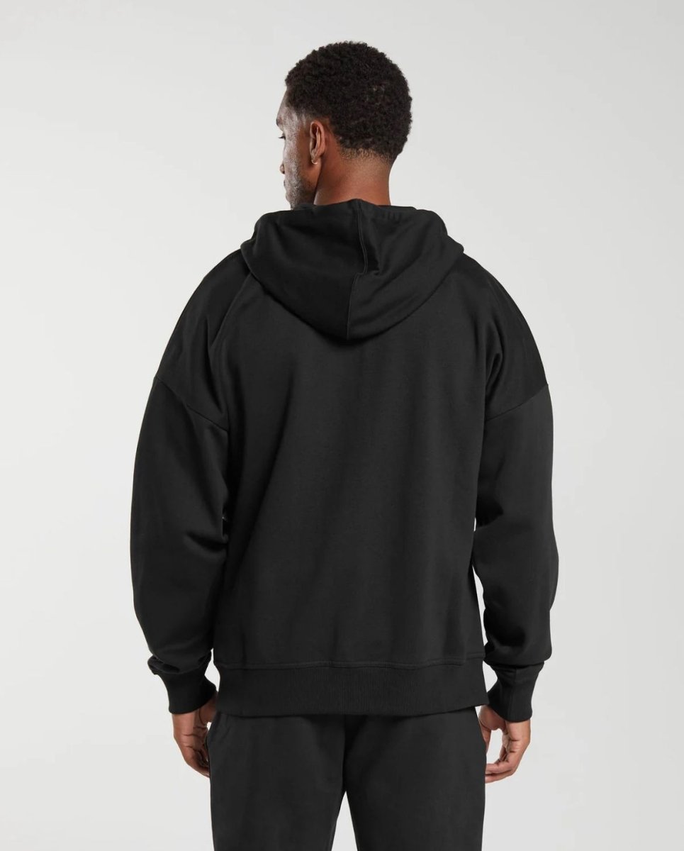 GymShark - Crest Oversized Zip Up Hoodie - Brandatak Store
