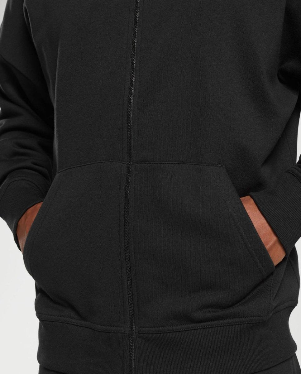 GymShark - Crest Oversized Zip Up Hoodie - Brandatak Store