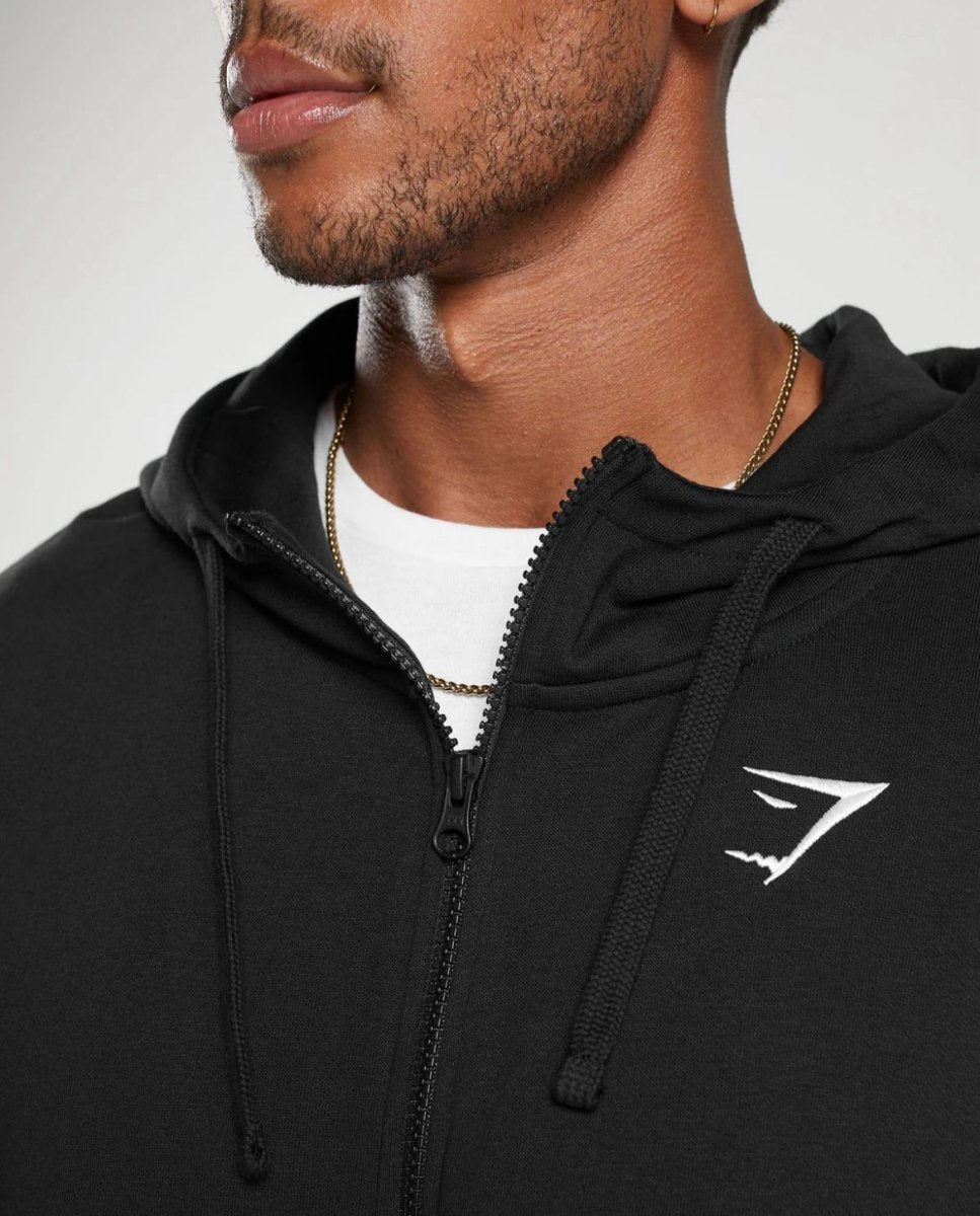 GymShark - Crest Oversized Zip Up Hoodie - Brandatak Store