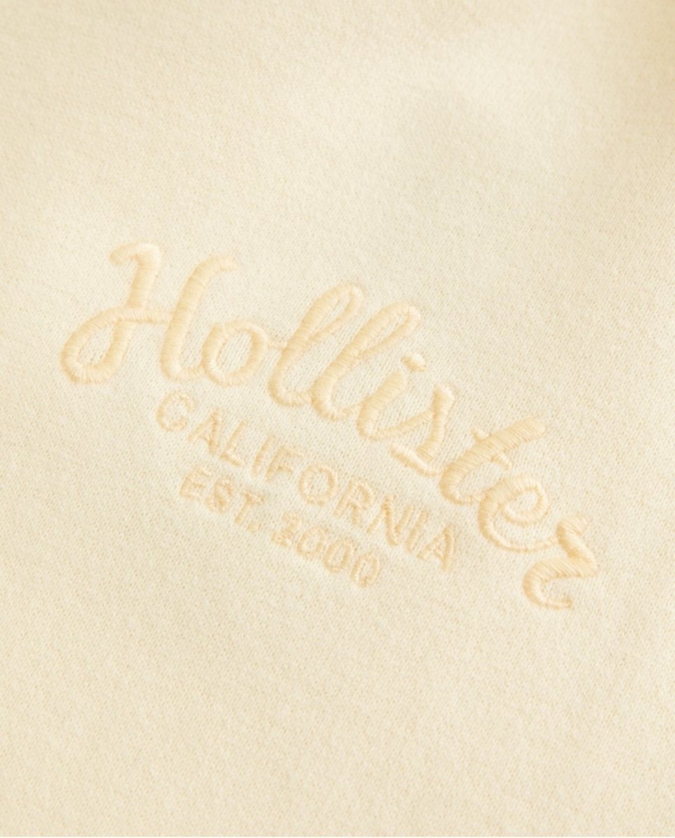 Hollister - Hollister Feel Good Oversized Logo Graphic Hoodie - Brandatak Store