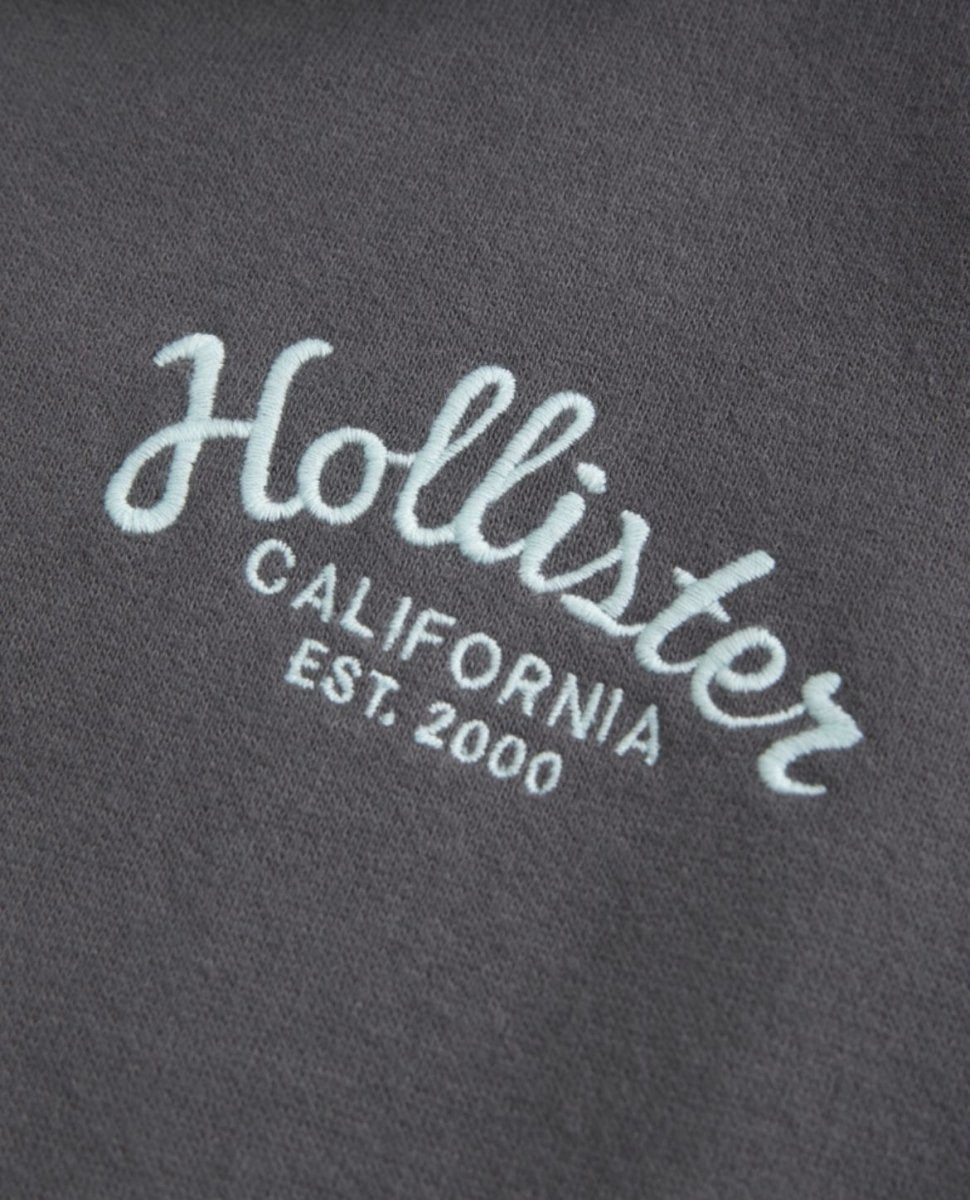 Hollister - Hollister Feel Good Oversized Logo Graphic Hoodie - Brandatak Store
