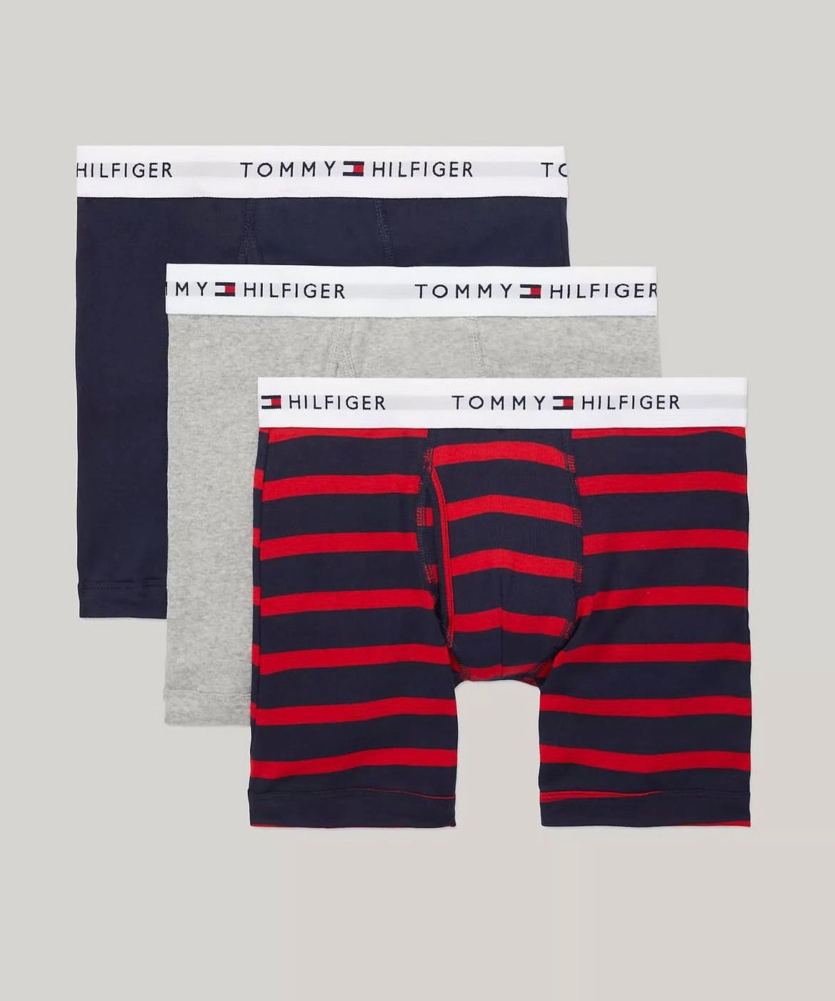 Tommy Hilfiger - Cotton Stretch Boxer Brief 3-Pack IMMEDIATE