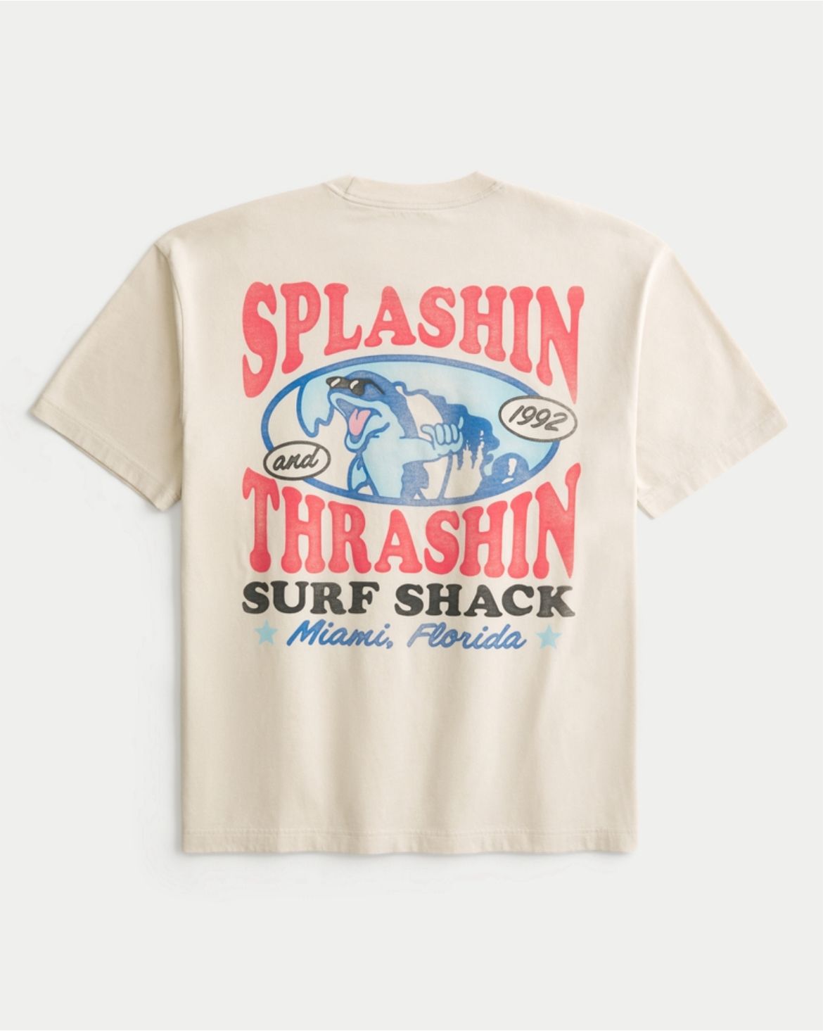 Hollister - Boxy Captain Chomps Graphic Tee