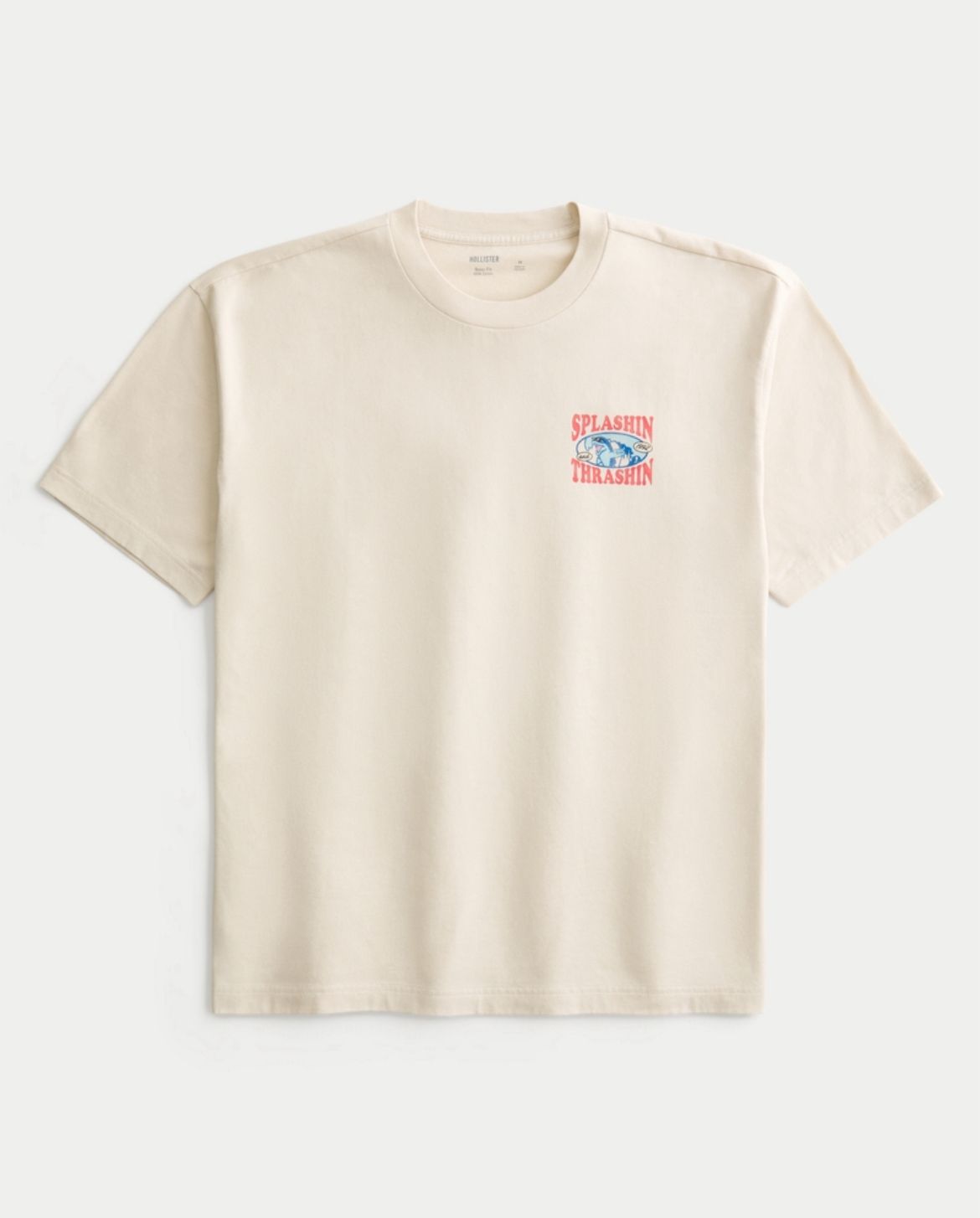 Hollister - Boxy Captain Chomps Graphic Tee