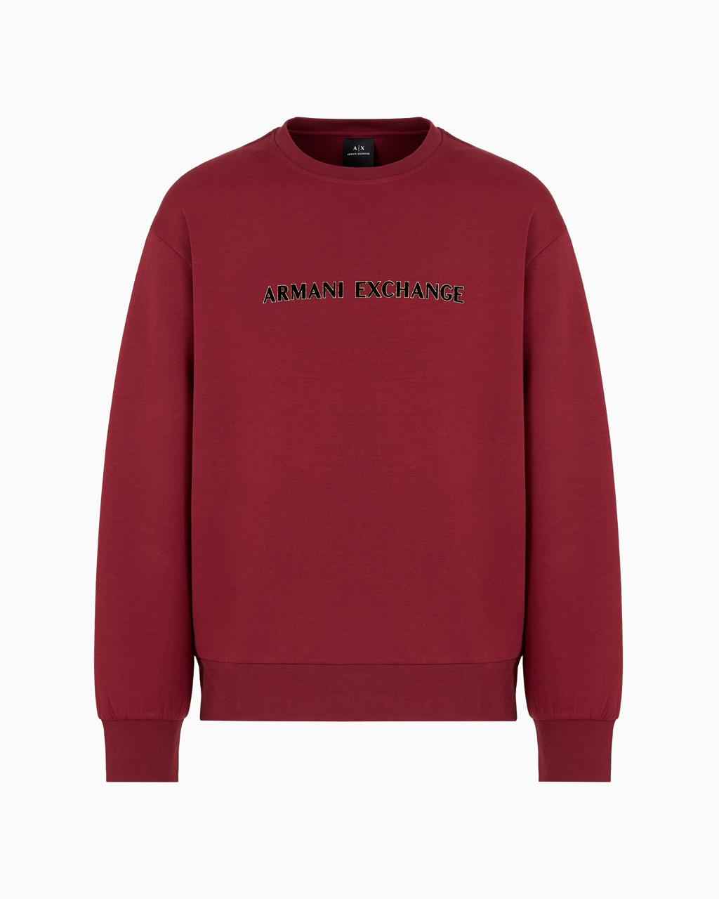Armani Exchange - Armani Classics Regular Fit Cabernet Sweatshirt IMMEDIATE