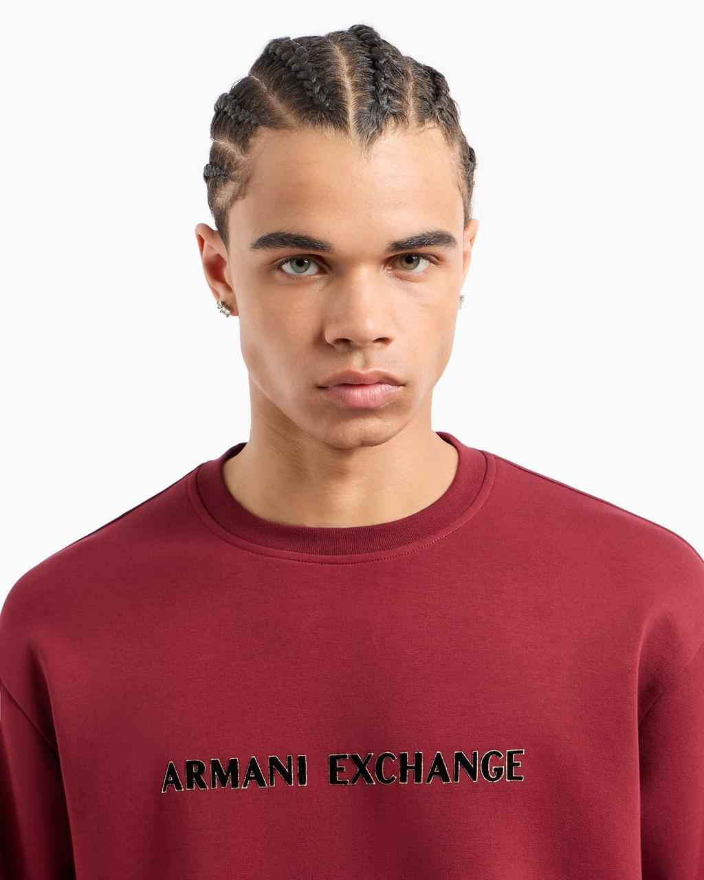 Armani Exchange - Armani Classics Regular Fit Cabernet Sweatshirt IMMEDIATE