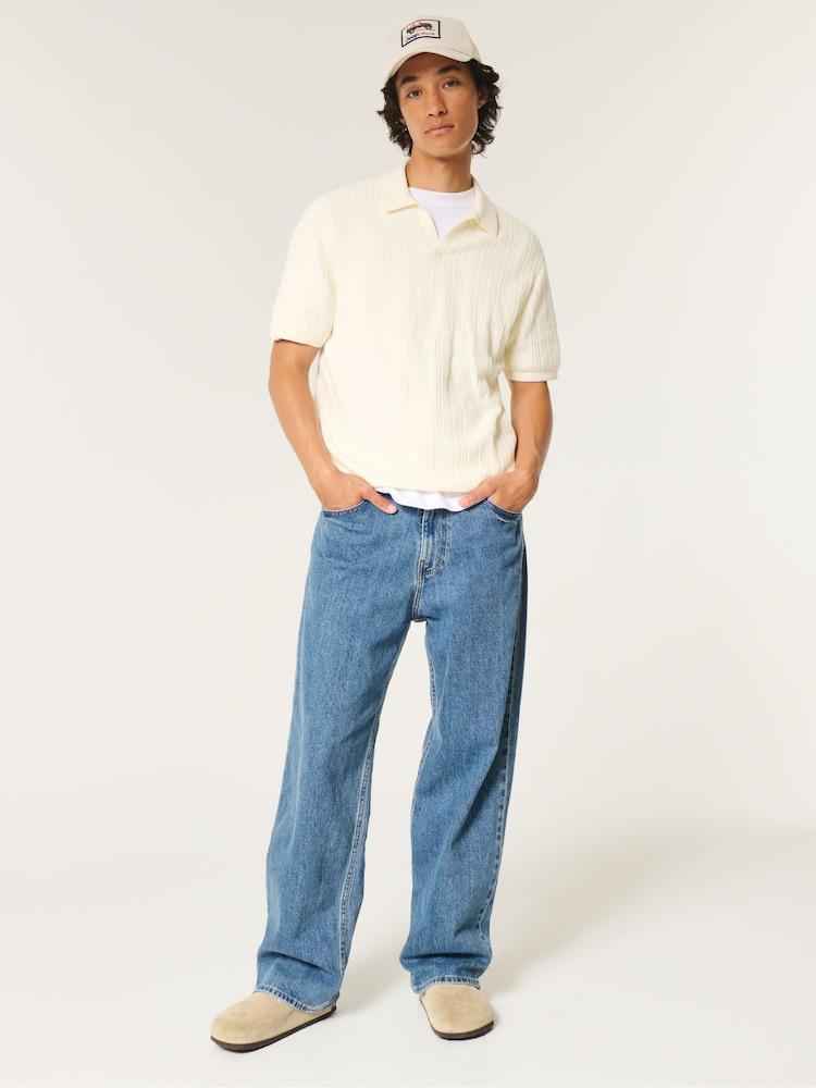 Hollister - Blue Baggy Jeans IMMEDIATE