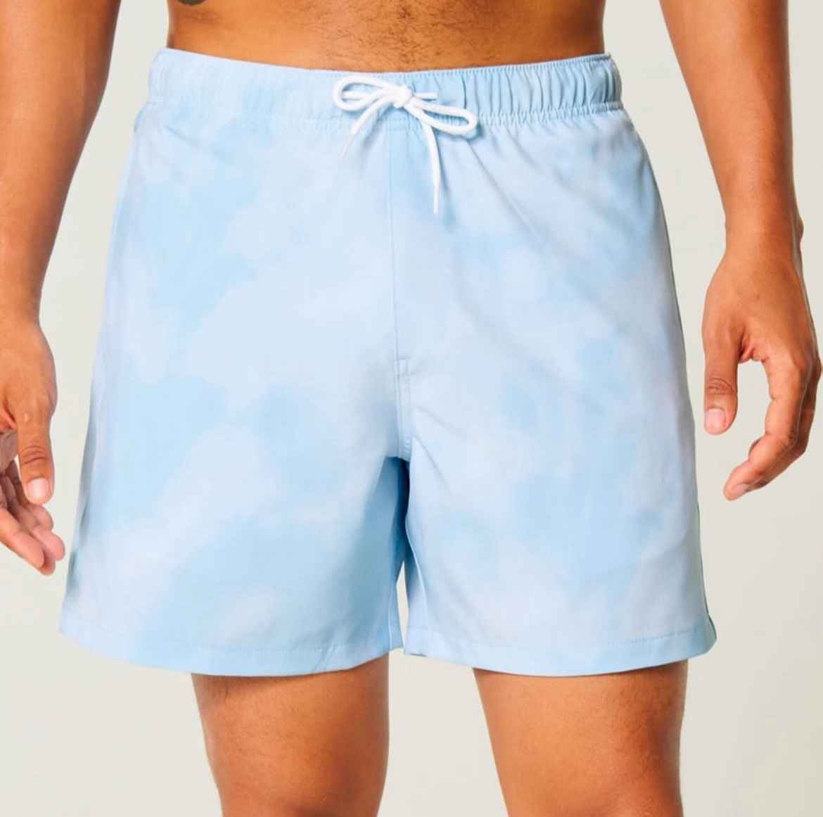 Hollister - Mid-Thigh Swim Trunks IMMEDIATE