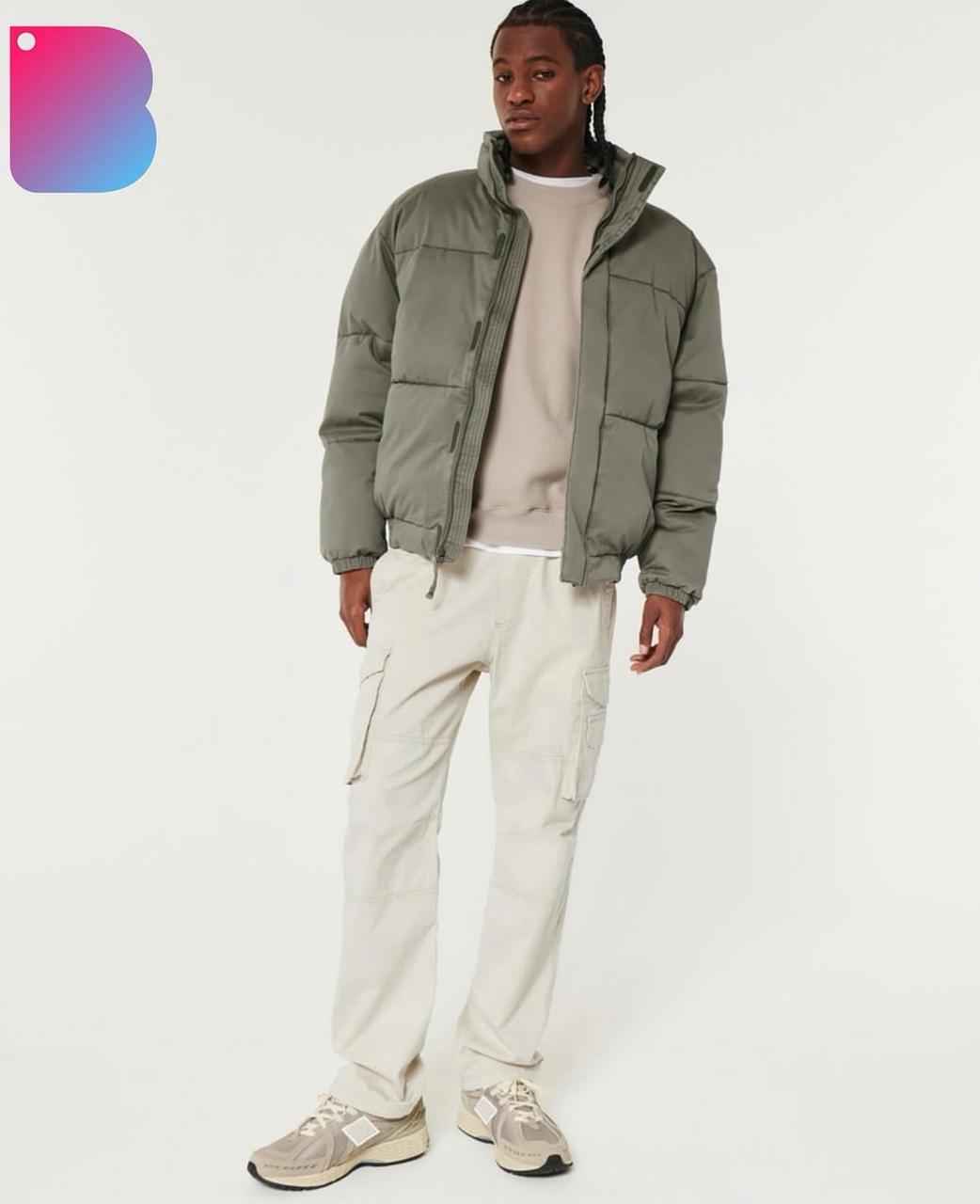 Hollister - Heavyweight Mock-Neck Jacket IMMEDIATE