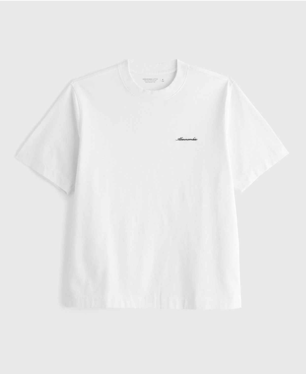 Abercrombie Fitch - Premium Heavyweight Micro-Logo Tee