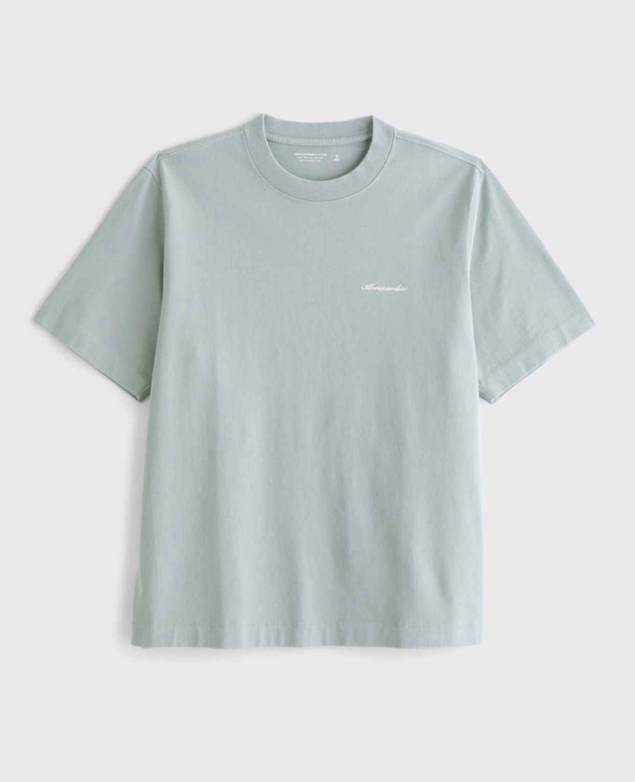 Abercrombie Fitch - Premium Heavyweight Micro-Logo Tee