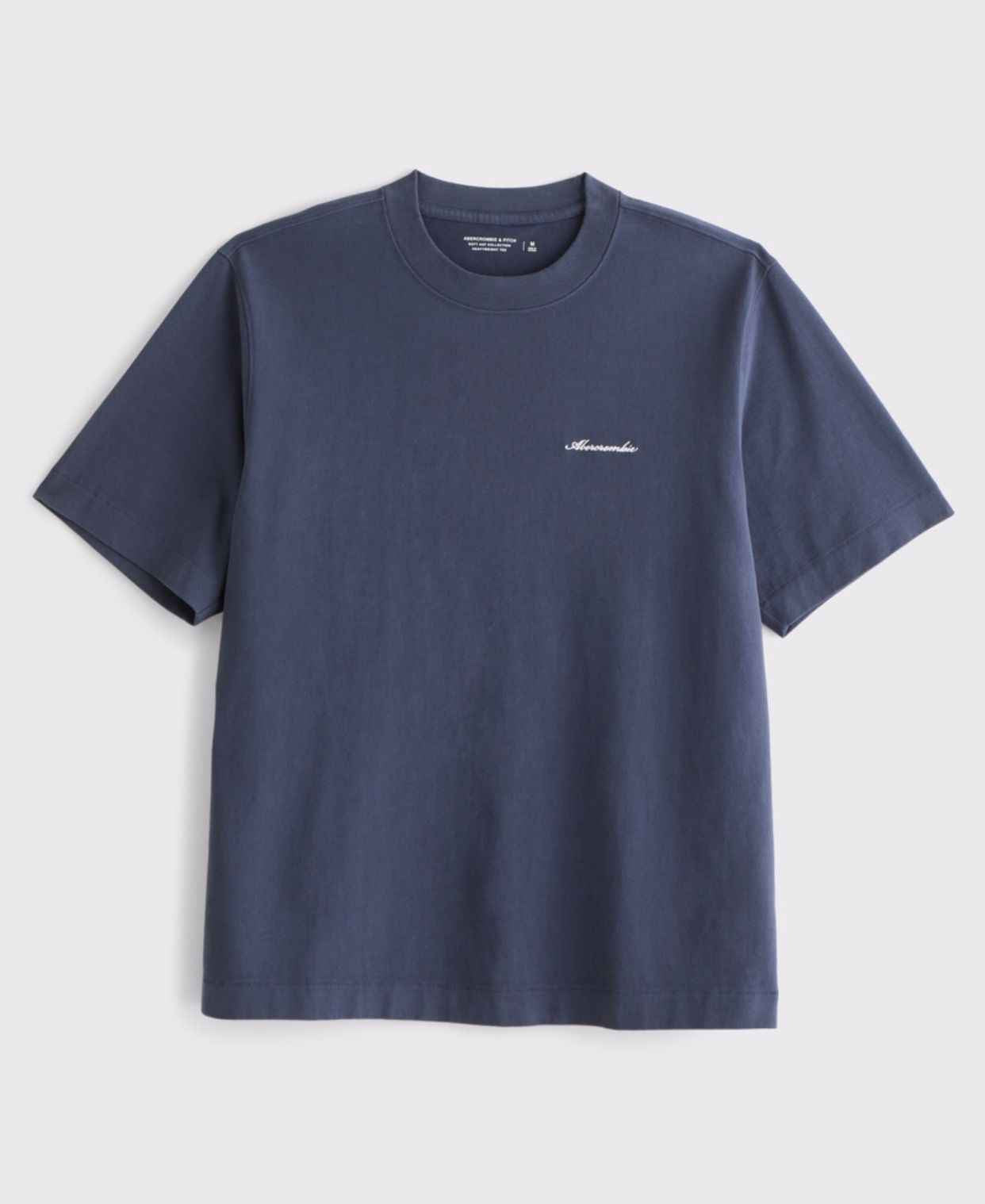 Abercrombie Fitch - Premium Heavyweight Micro-Logo Tee