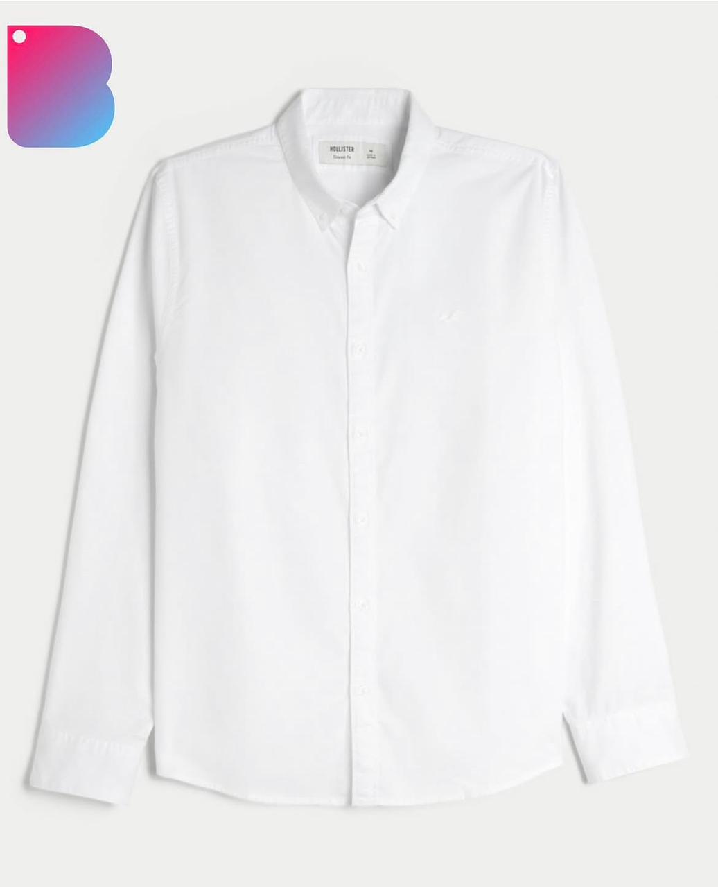 Hollister - Regular Fit Oxford Shirt IMMEDIATE