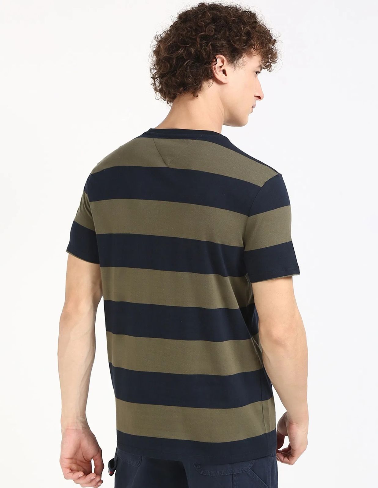 Tommy Hilfiger - Striped Regular-Fit Cotton T-Shirt IMMEDIATE