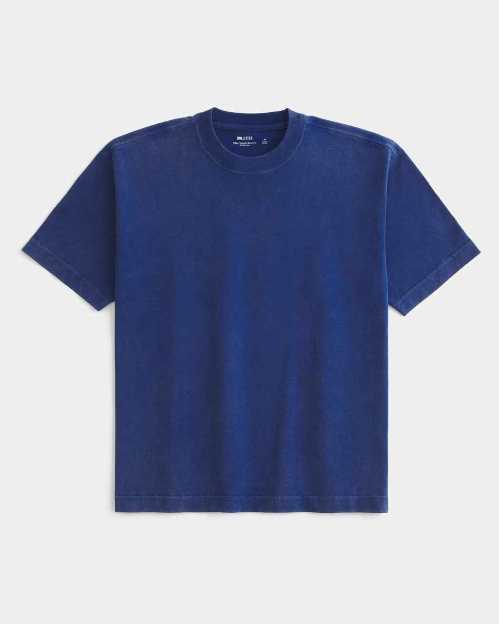 Hollister - Boxy Heavyweight Cotton Crew T-Shirt IMMEDIATE