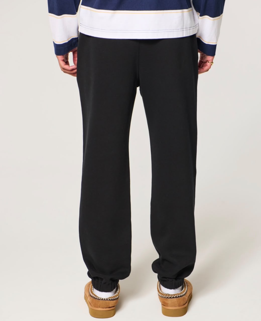 Hollister - Relaxed Cinch Fleece Logo Joggers