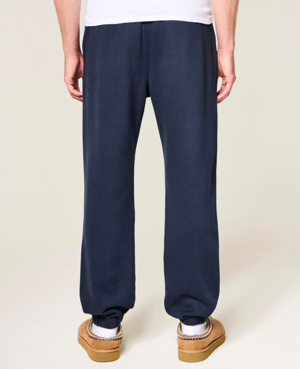Hollister - Relaxed Cinch Fleece Logo Joggers