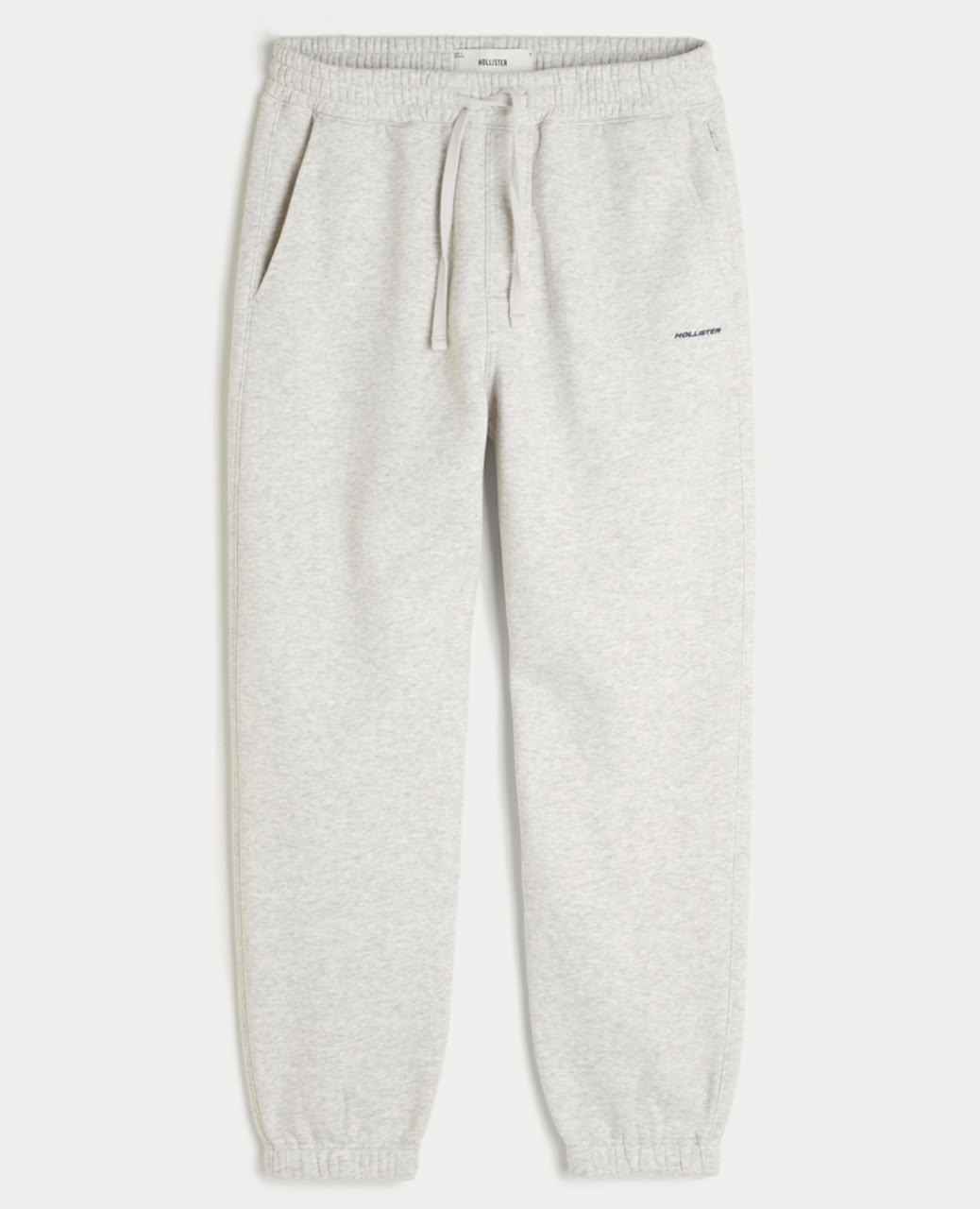 Hollister - Relaxed Cinch Fleece Logo Joggers
