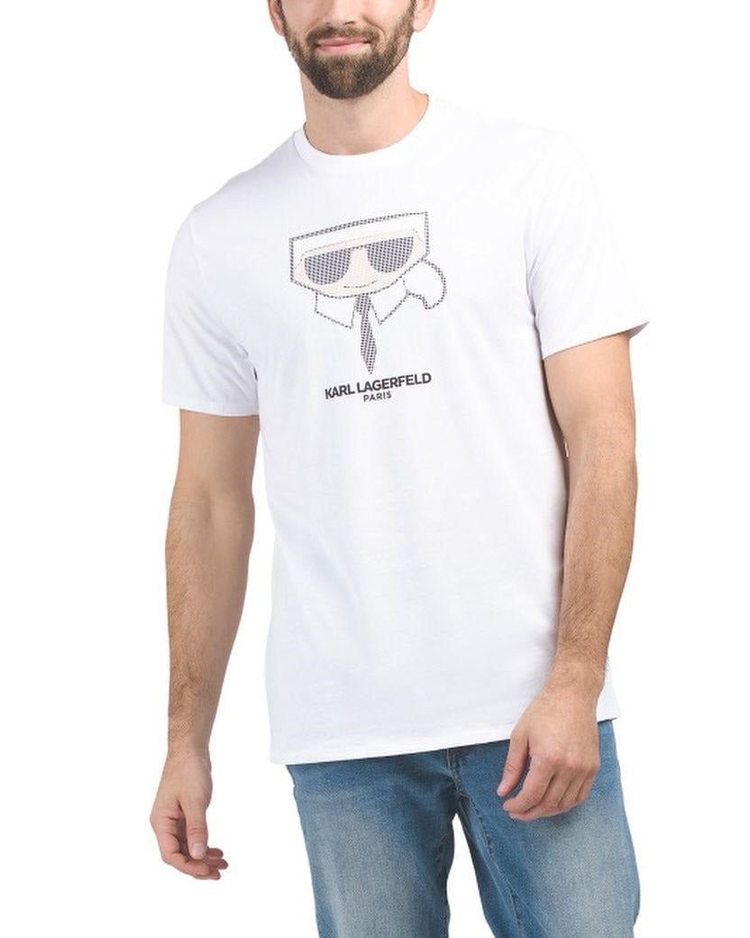 Karl Lagerfeld - White T-shirt IMMEDIATE - Brandatak Store