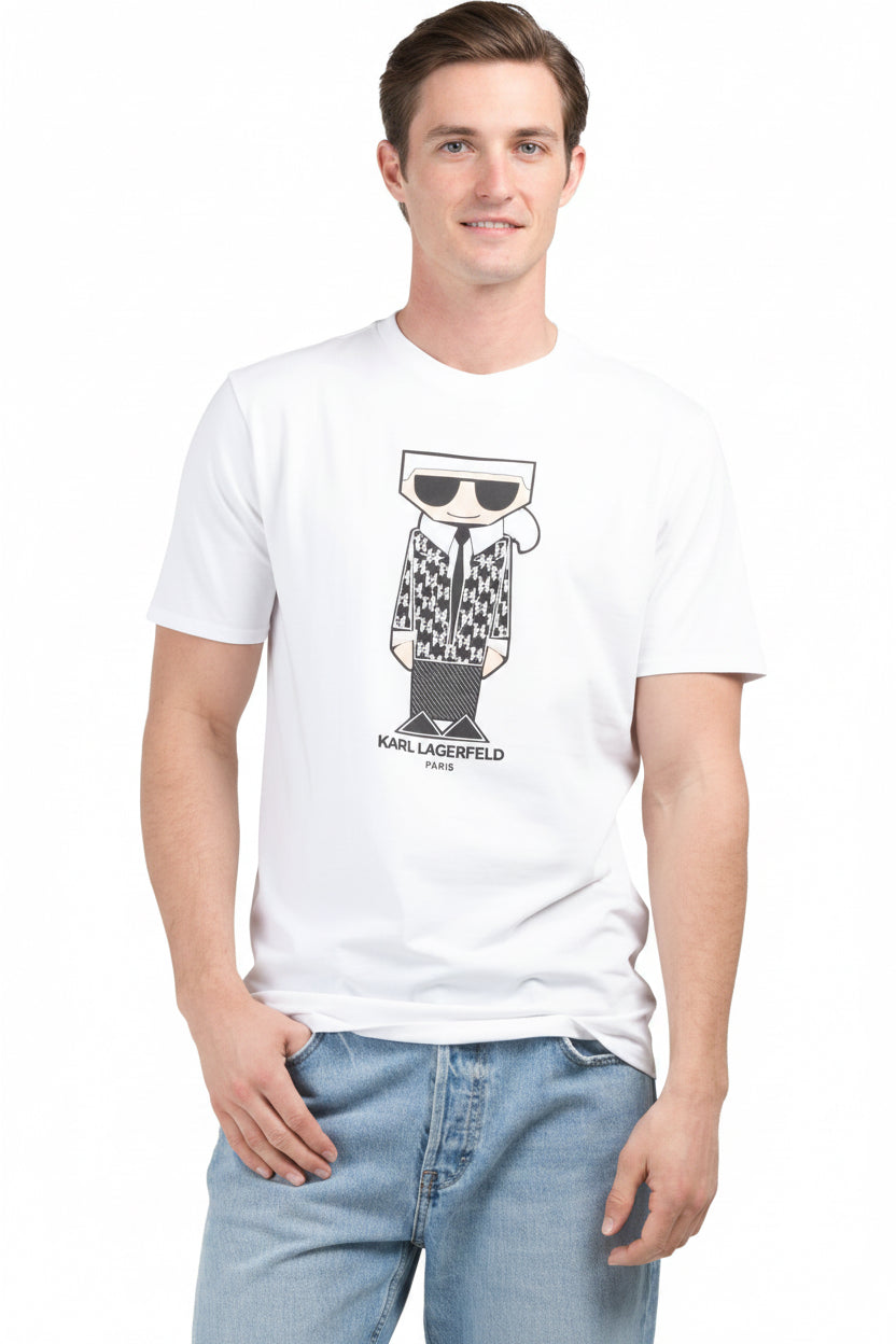 Karl Lagerfeld - White T-shirt IMMEDIATE - Brandatak Store