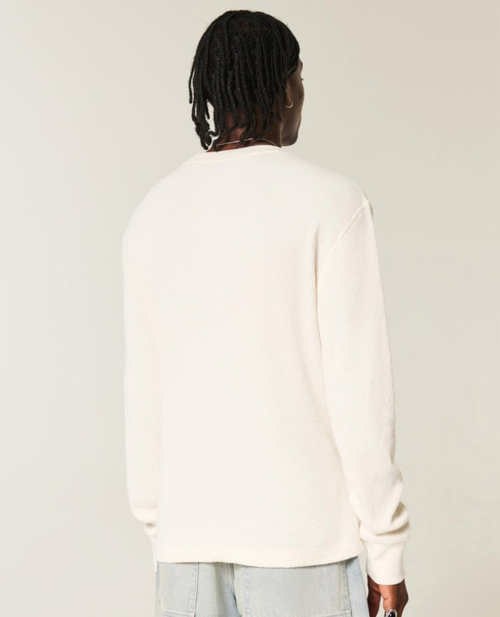 Hollister - Relaxed Thermal Long-Sleeve Crew Shirt