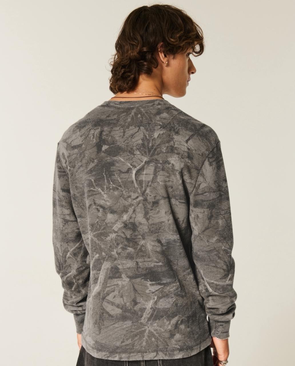 Hollister - Relaxed Thermal Long-Sleeve Crew Shirt