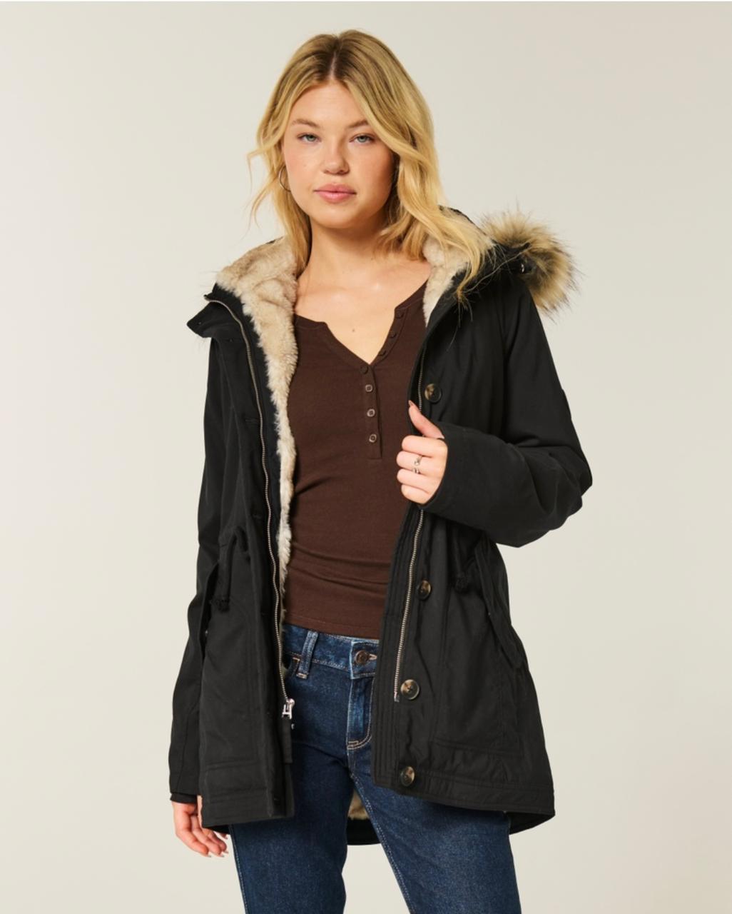 Hollister - Faux Fur-Lined Parka