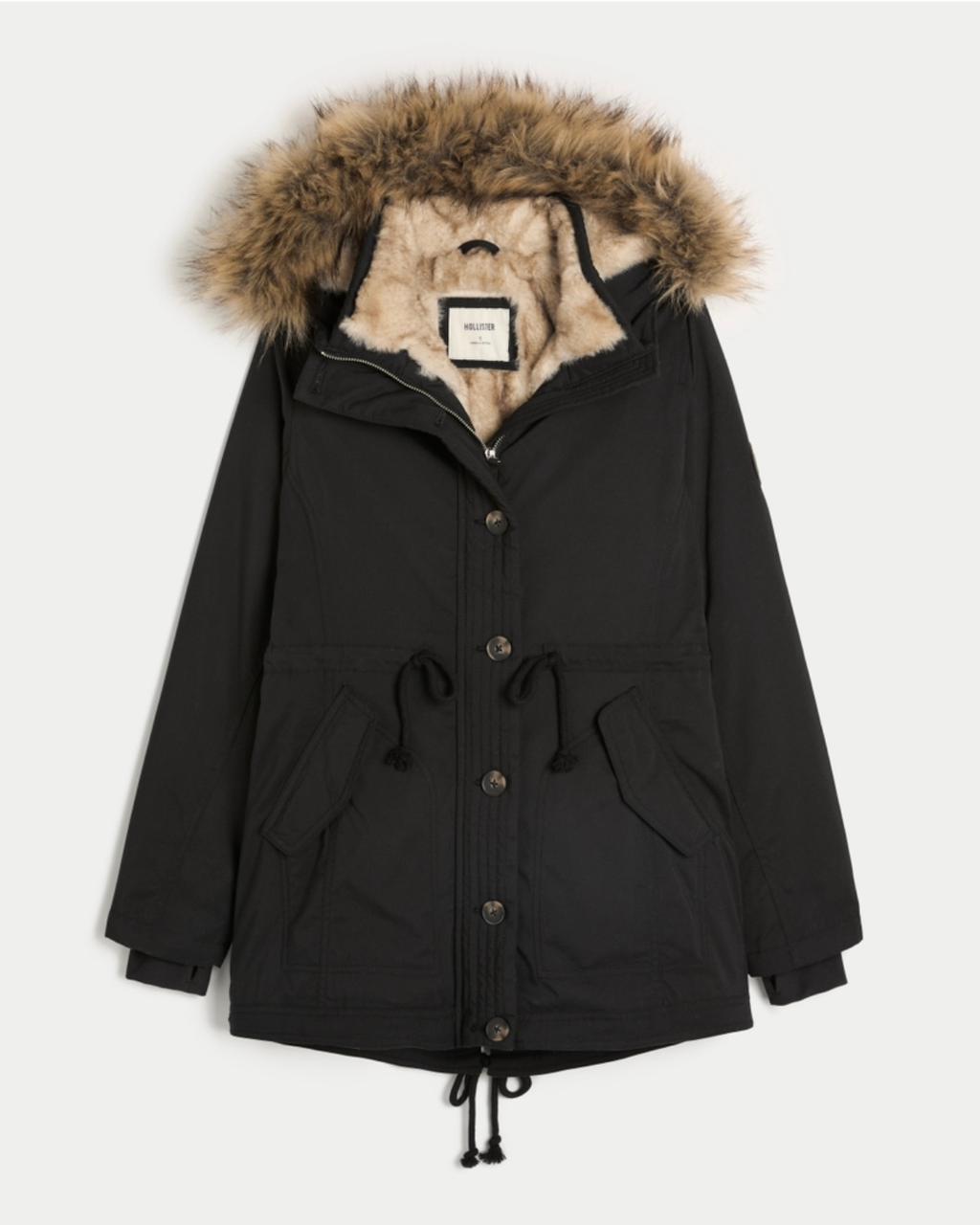 Hollister - Faux Fur-Lined Parka