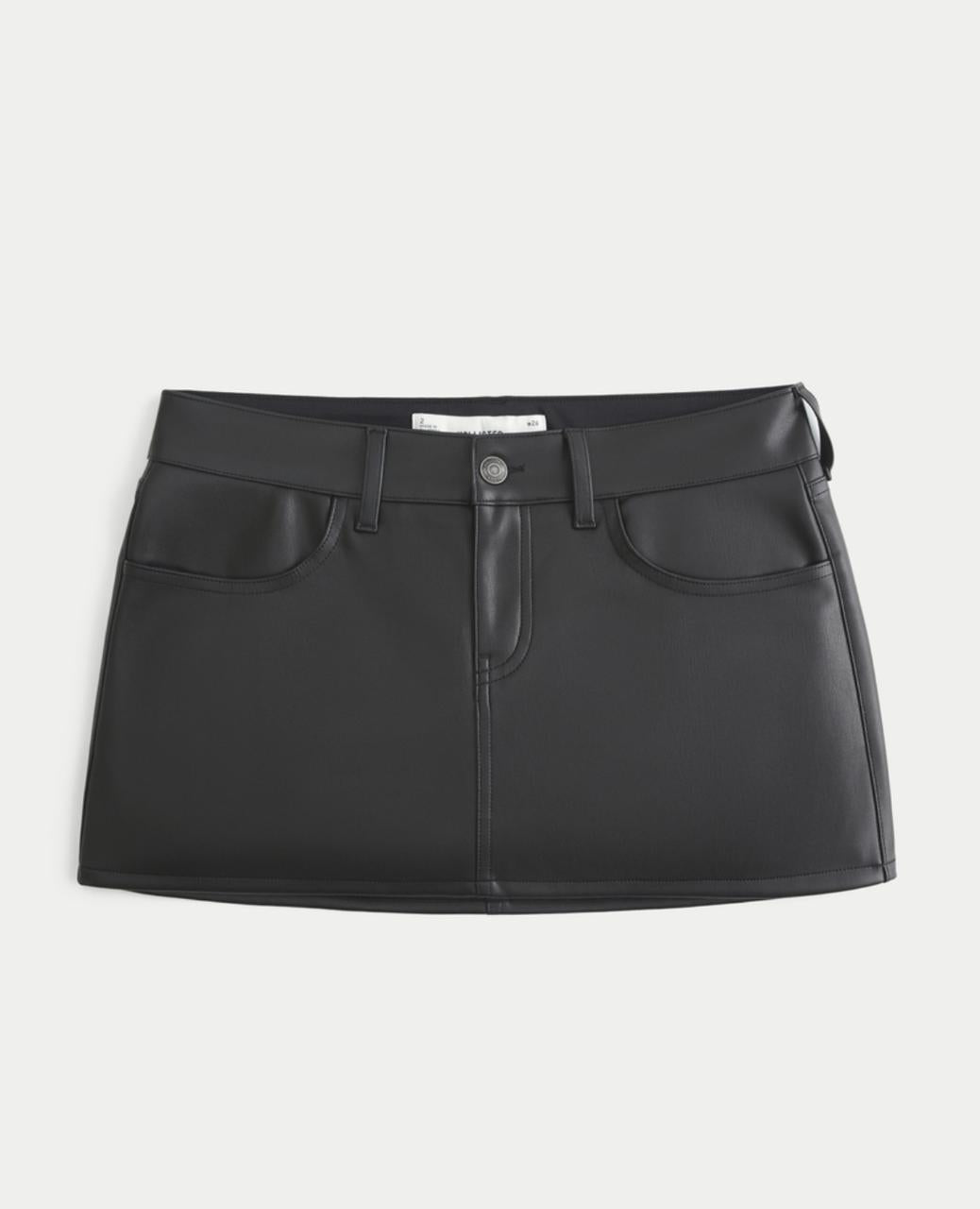 Hollister - Vegan Leather Mini Skort