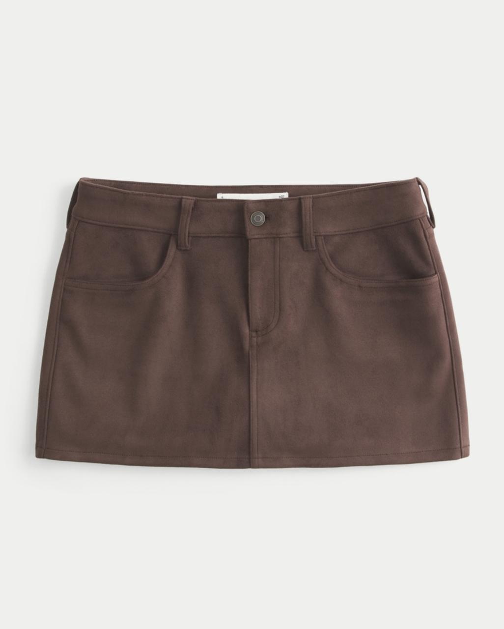 Hollister - Vegan Leather Mini Skort