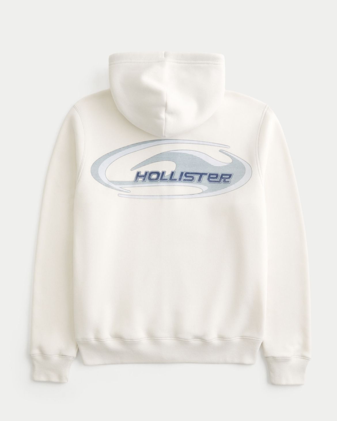 Hollister - Zip-Up Logo Graphic Hoodie