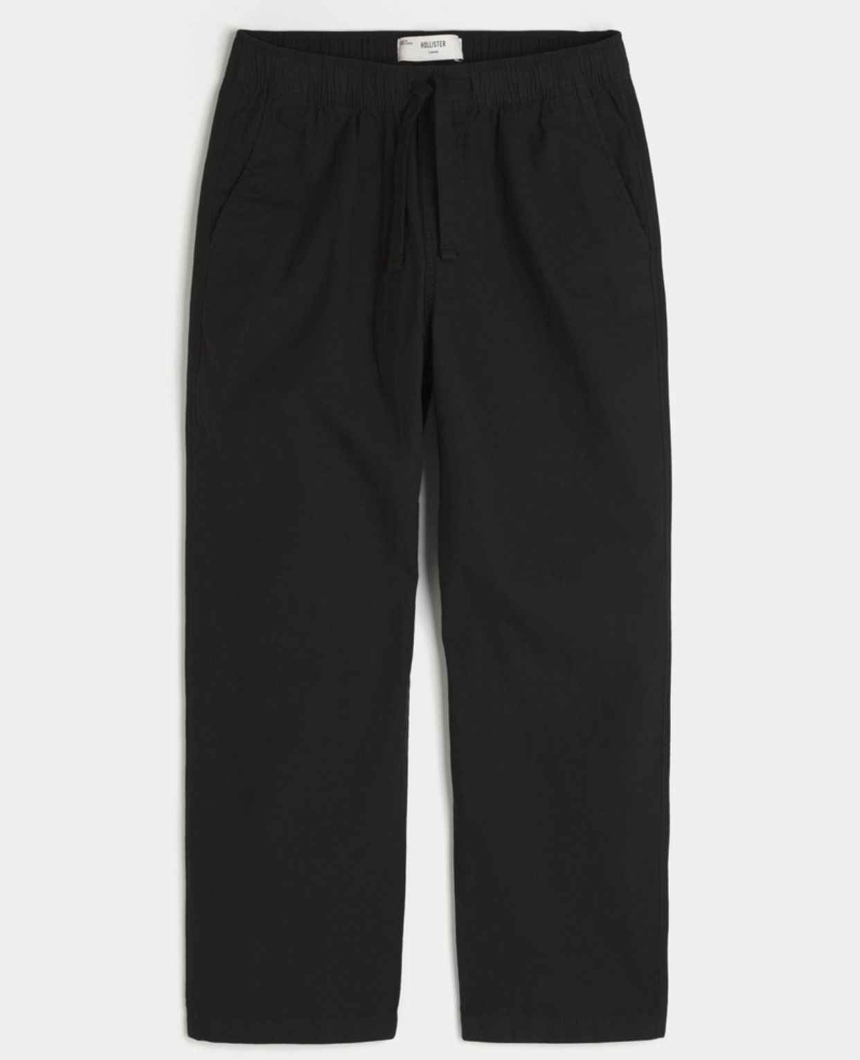 Hollister -Linen-Blend Loose Pull-On Pants