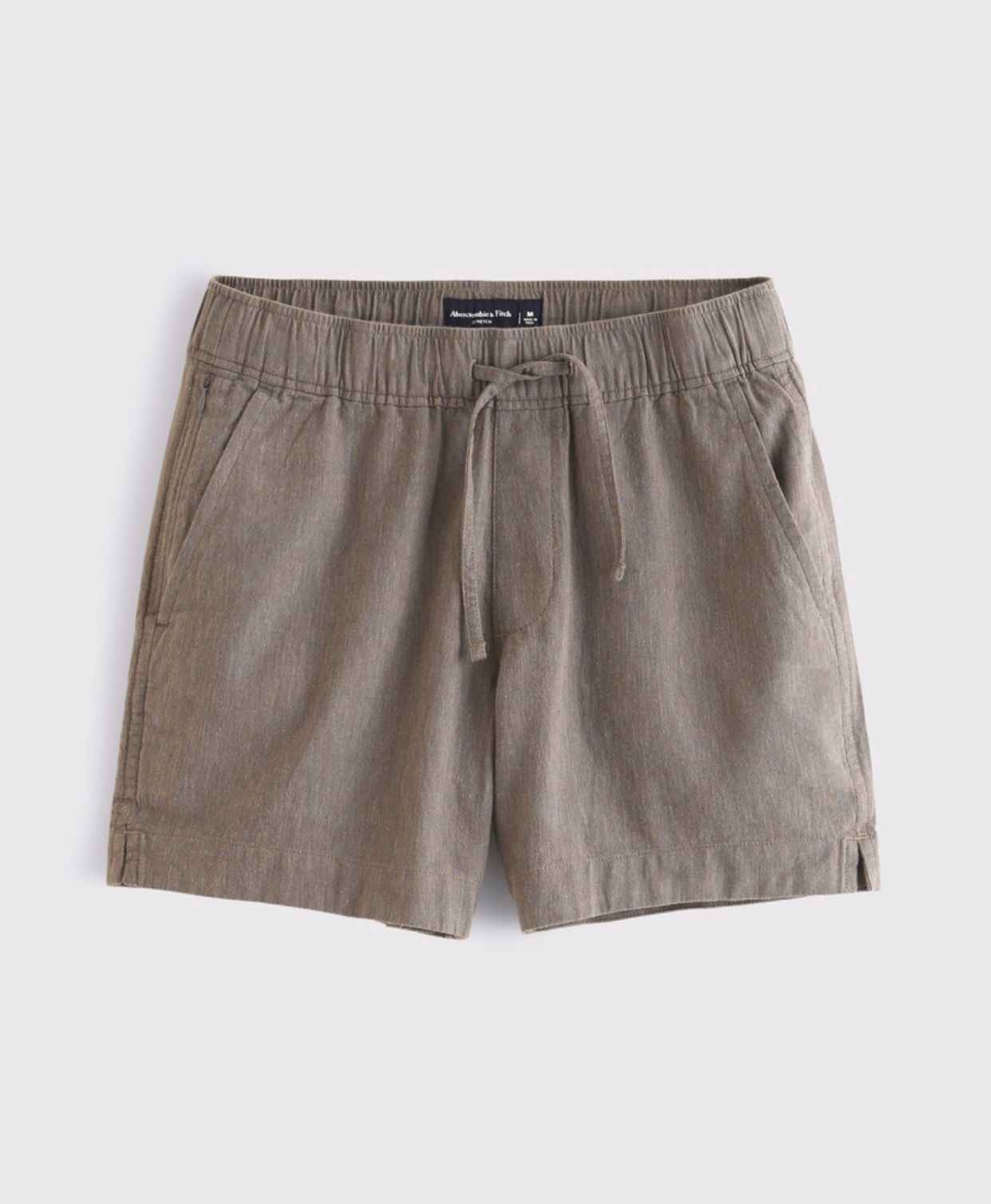 Abercrombie & Fitch - Linen-Blend Pull-On Short