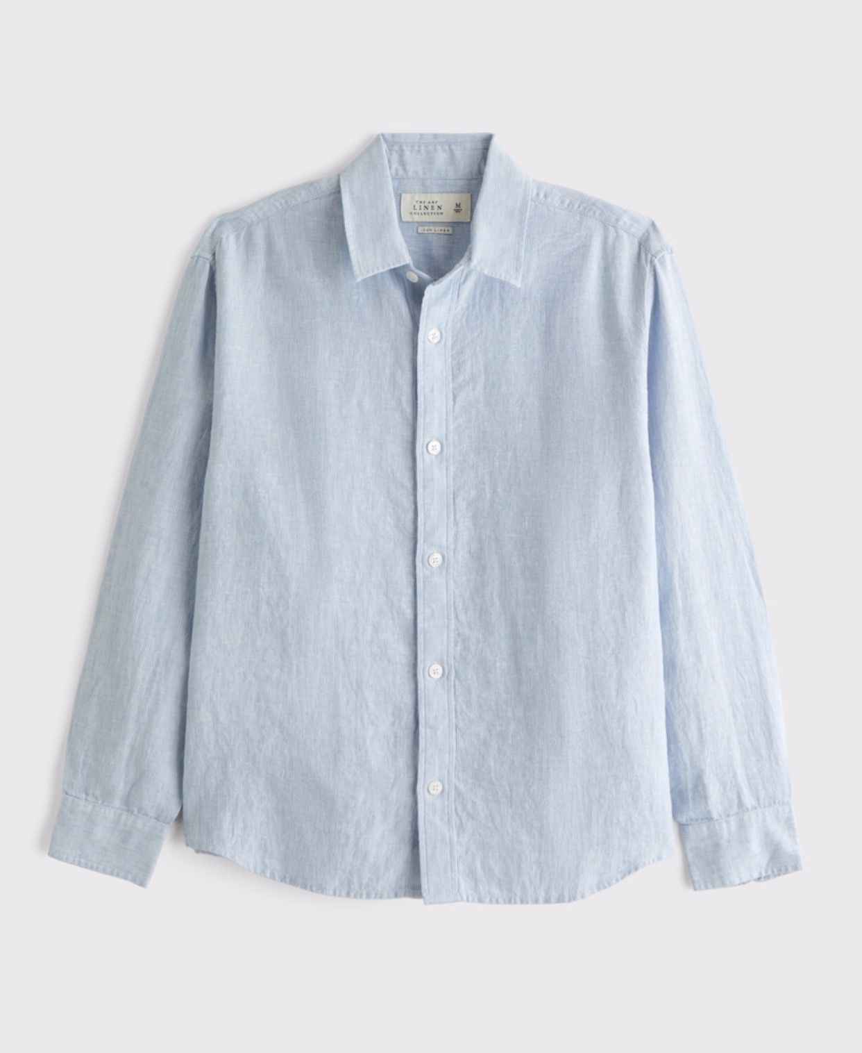 Abercrombie & Fitch - 100% Linen Button-Up Shirt