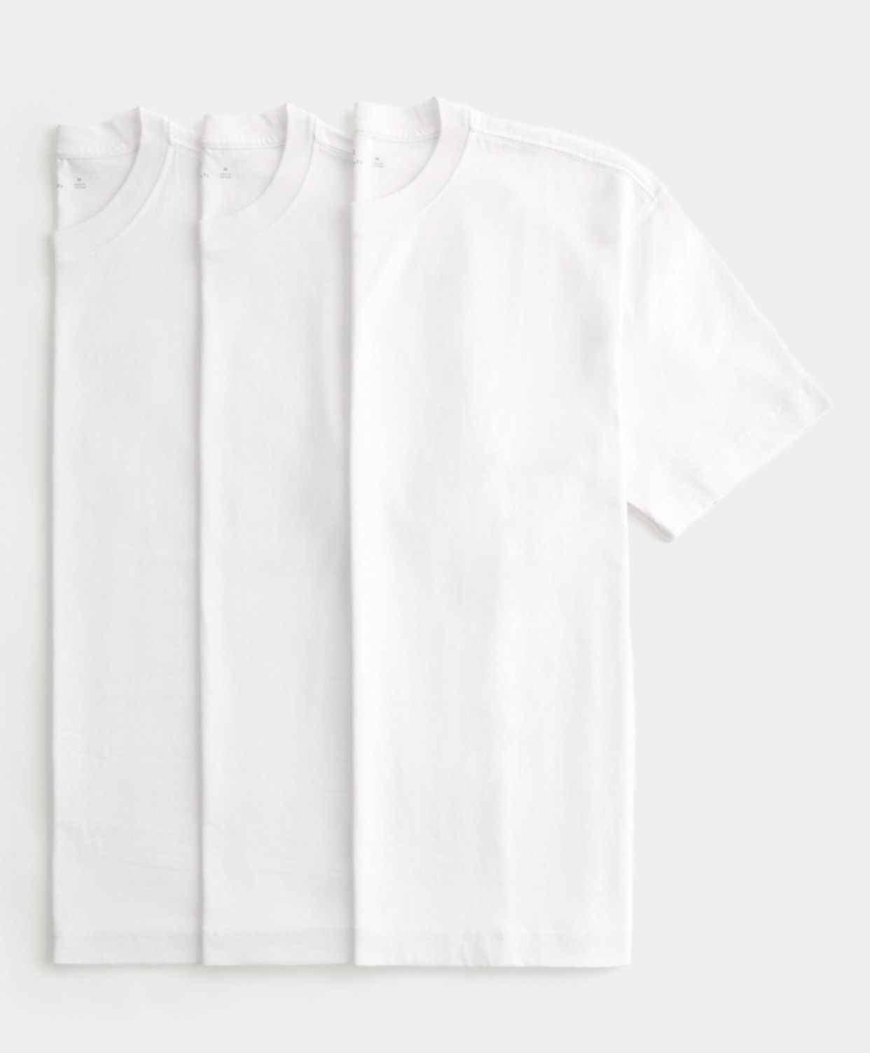 Hollister - Boxy Heavyweight Crew T-Shirt 3-Pack IMMEDIATE
