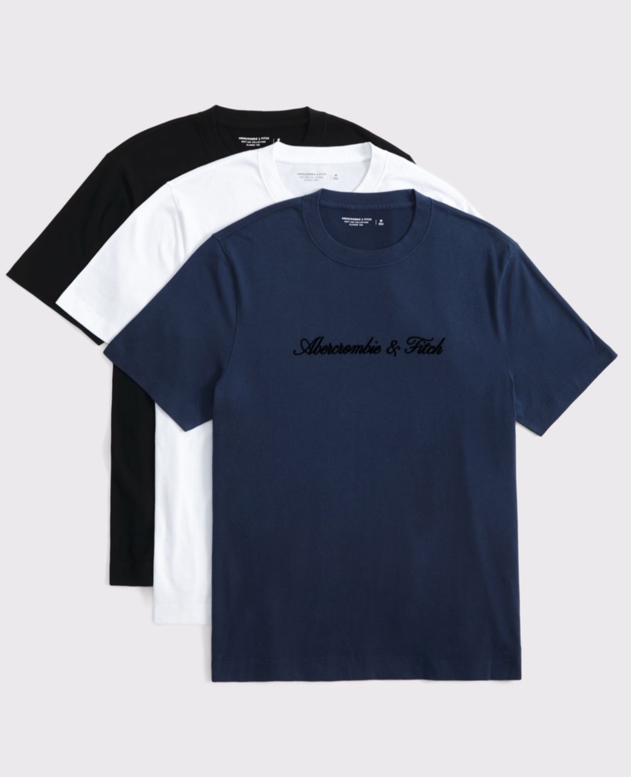 Abercrombie & Fitch - 3-Pack Logo Tees