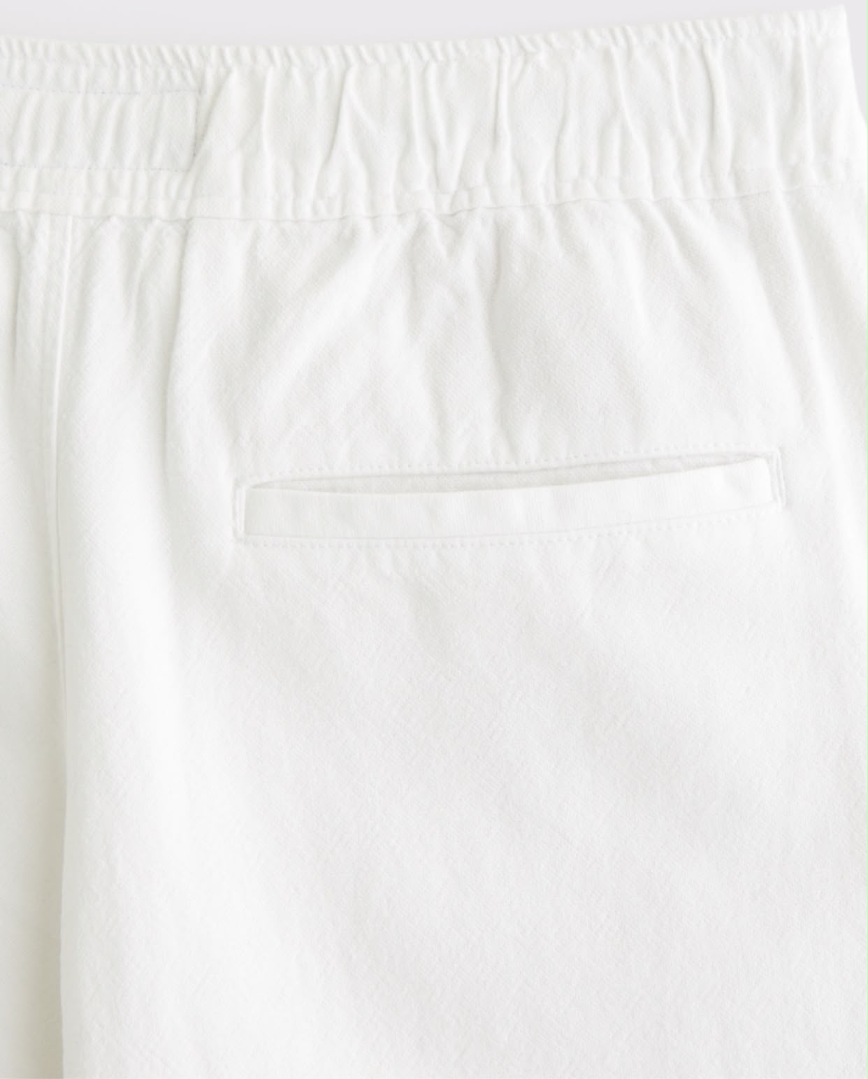 Abercrombie & Fitch - Linen-Blend Relaxed Straight Pull-On Pant