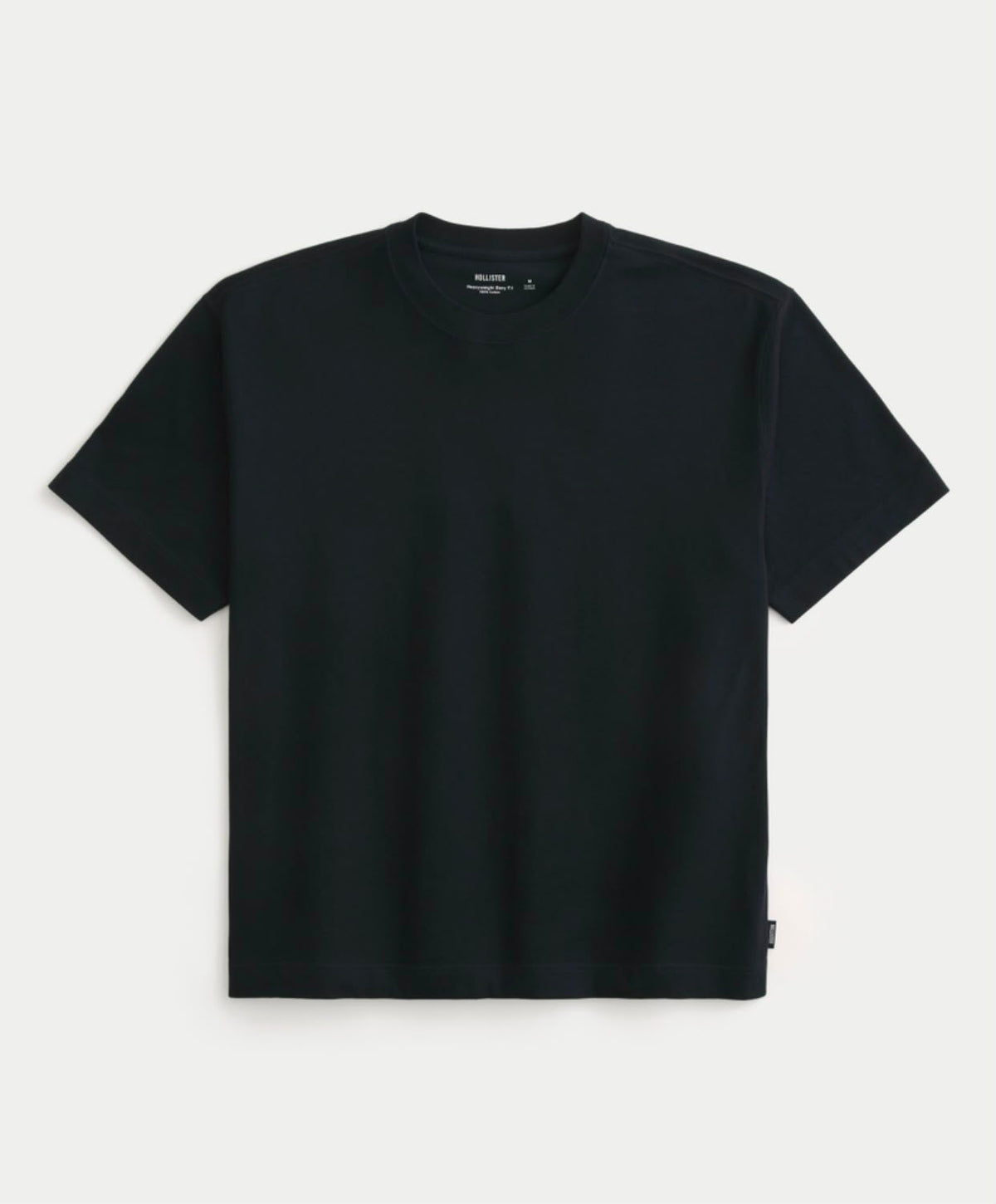 Hollister - Boxy Heavyweight Logo Crew T-Shirt