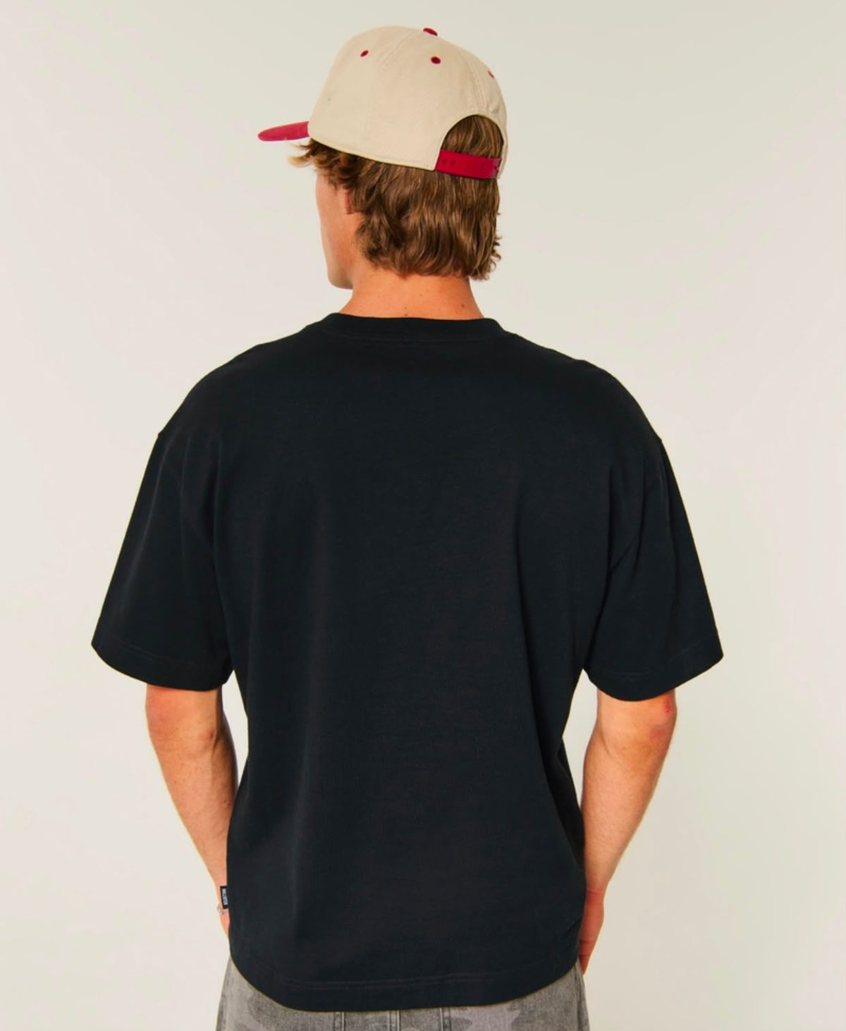 Hollister - Boxy Heavyweight Logo Crew T-Shirt