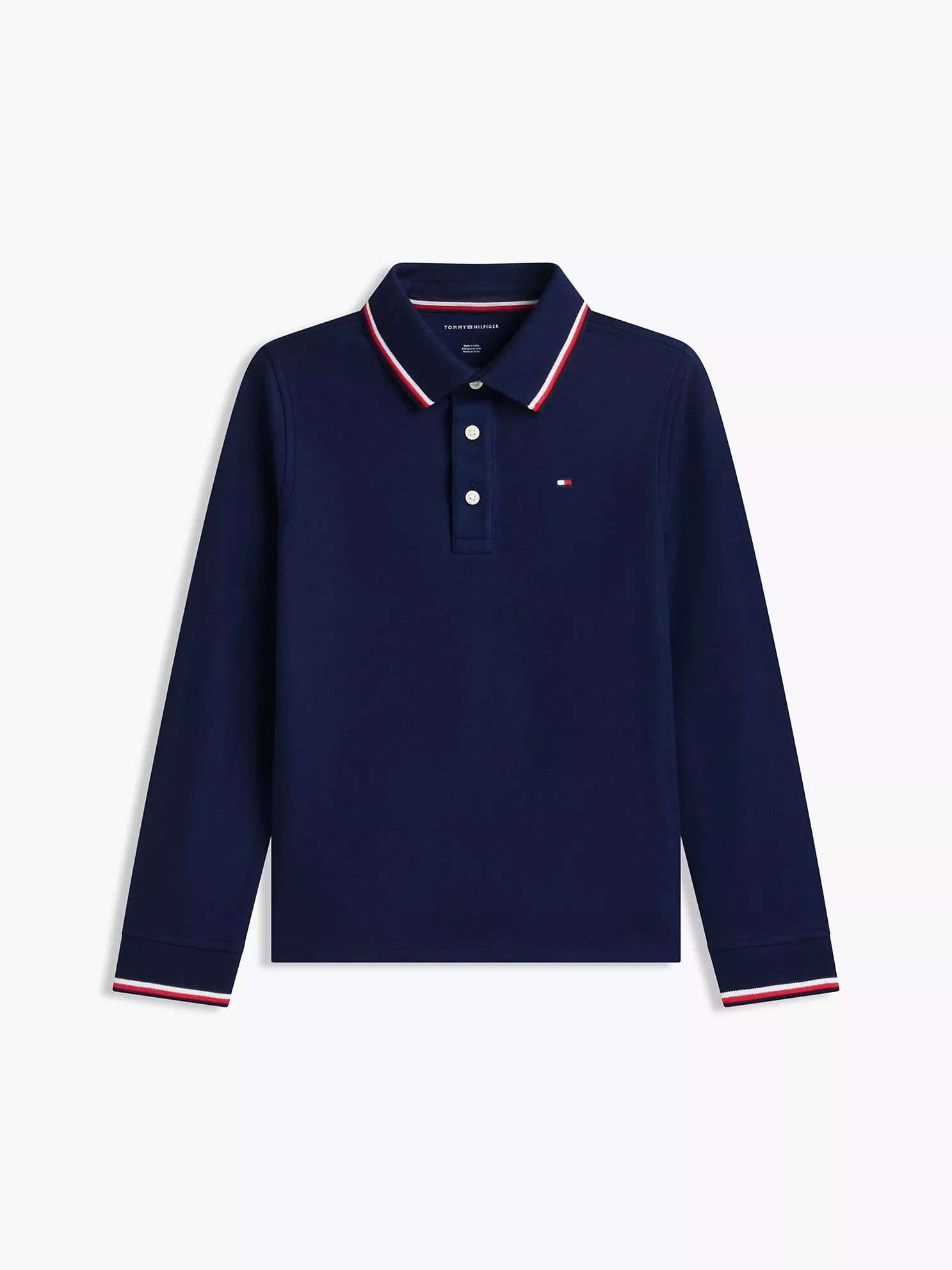 Tommy Hilfiger - Kids' Long-Sleeve Tommy Wicking Polo